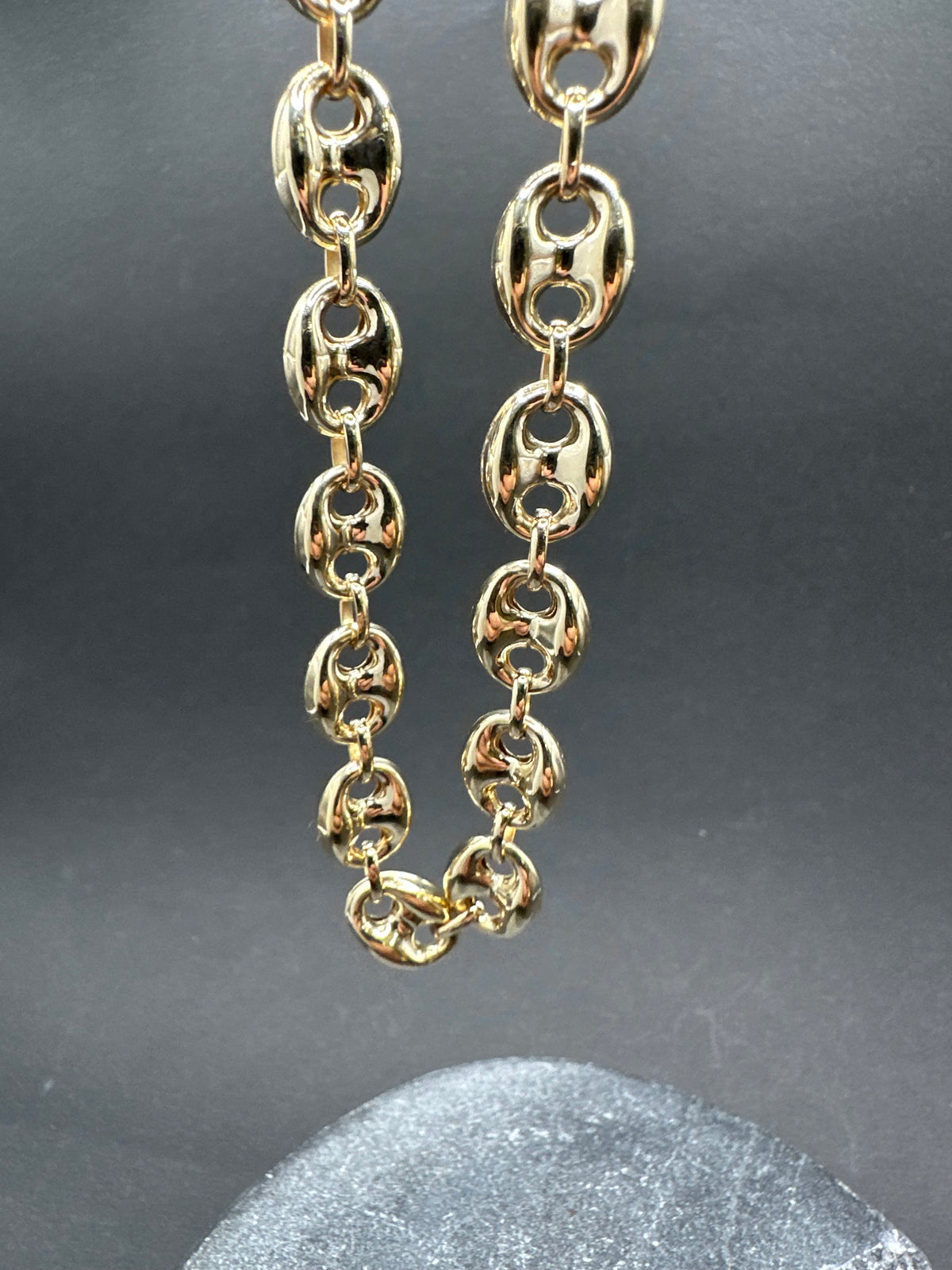 14K Gouden Koffiebonen Ketting