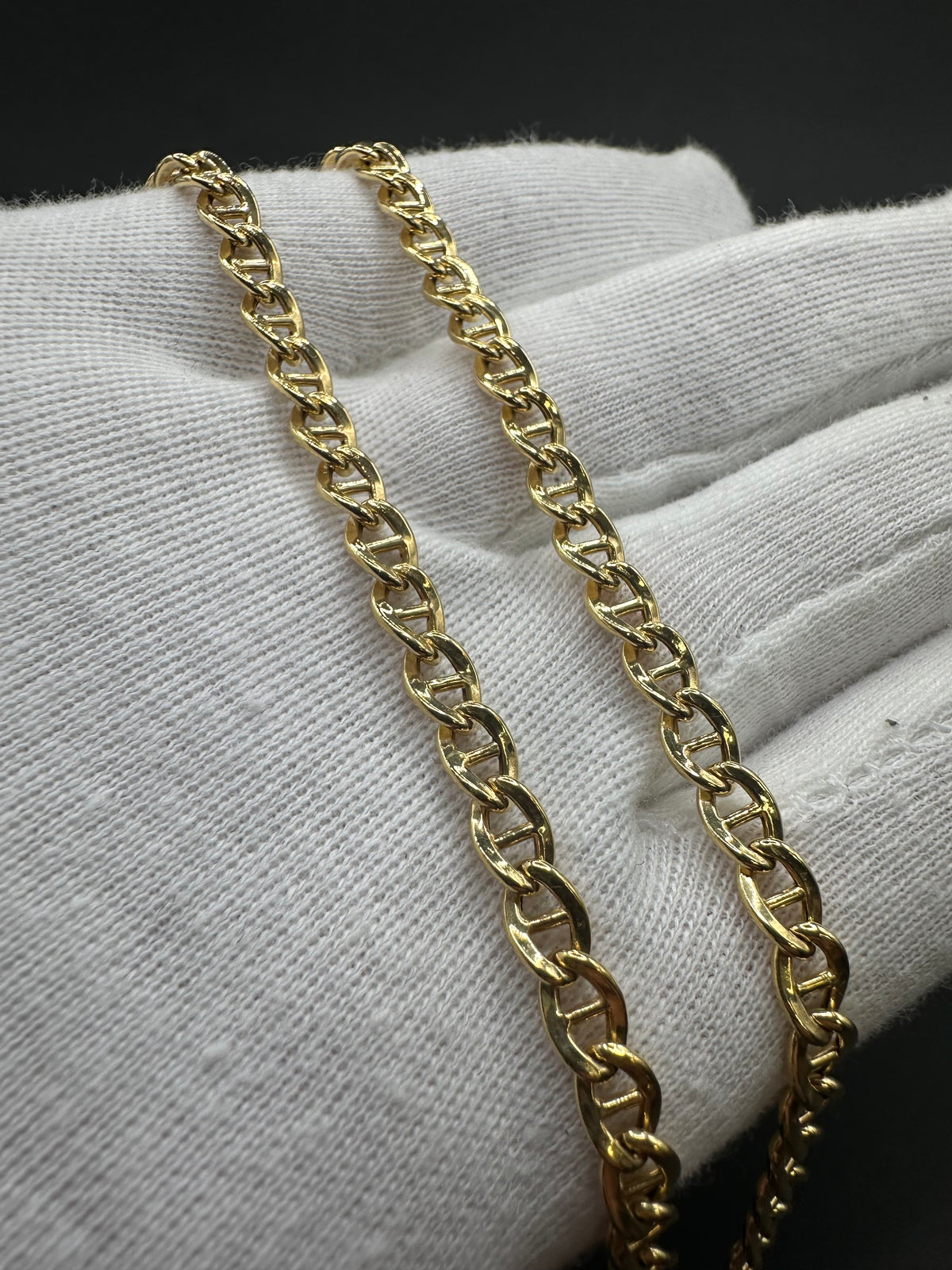 14K Gouden Schakelketting – 55 cm | 5,1 mm