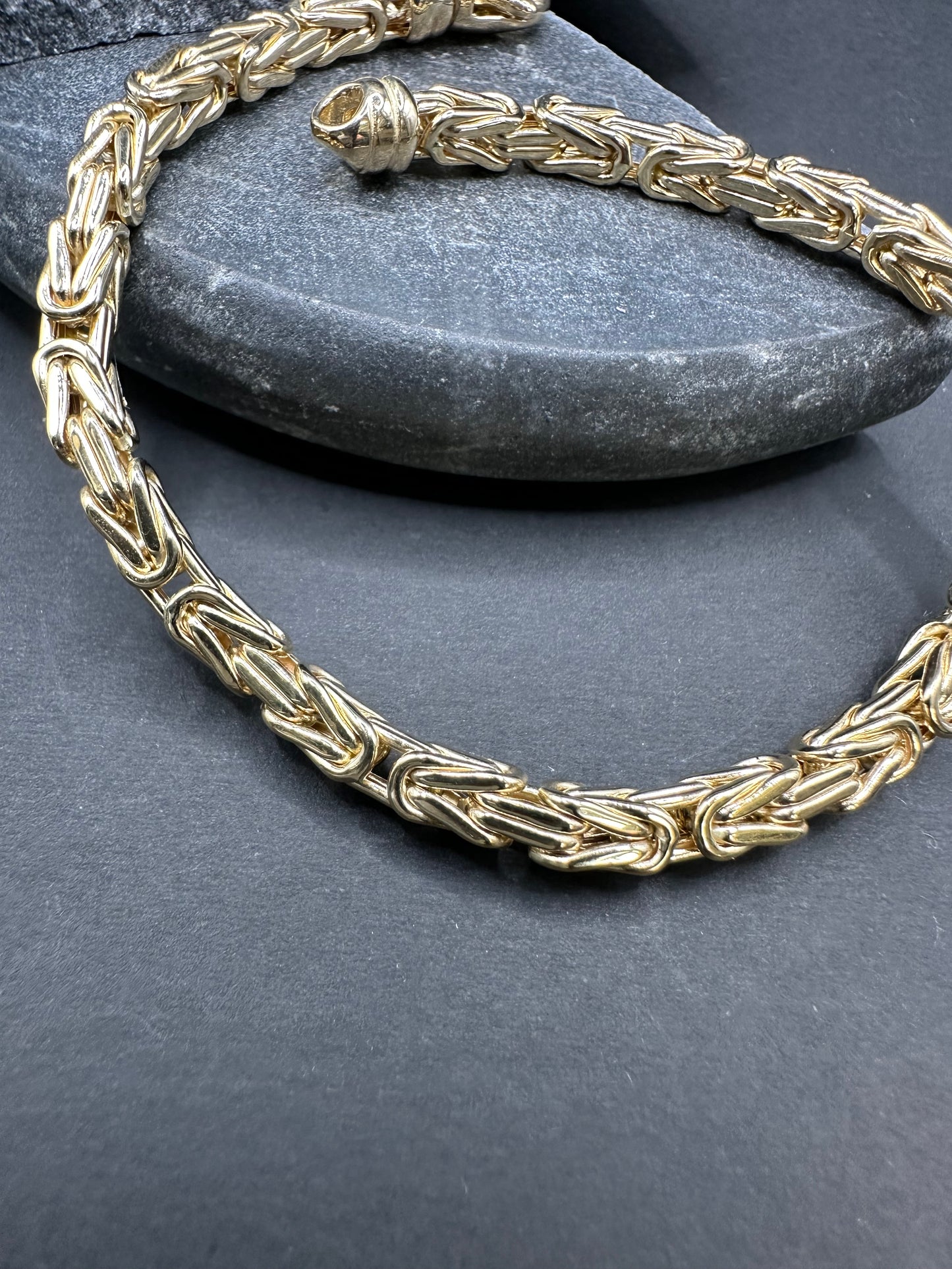 14K Gouden Klassieke Koningsarmband – 4,1 mm – 21 cm