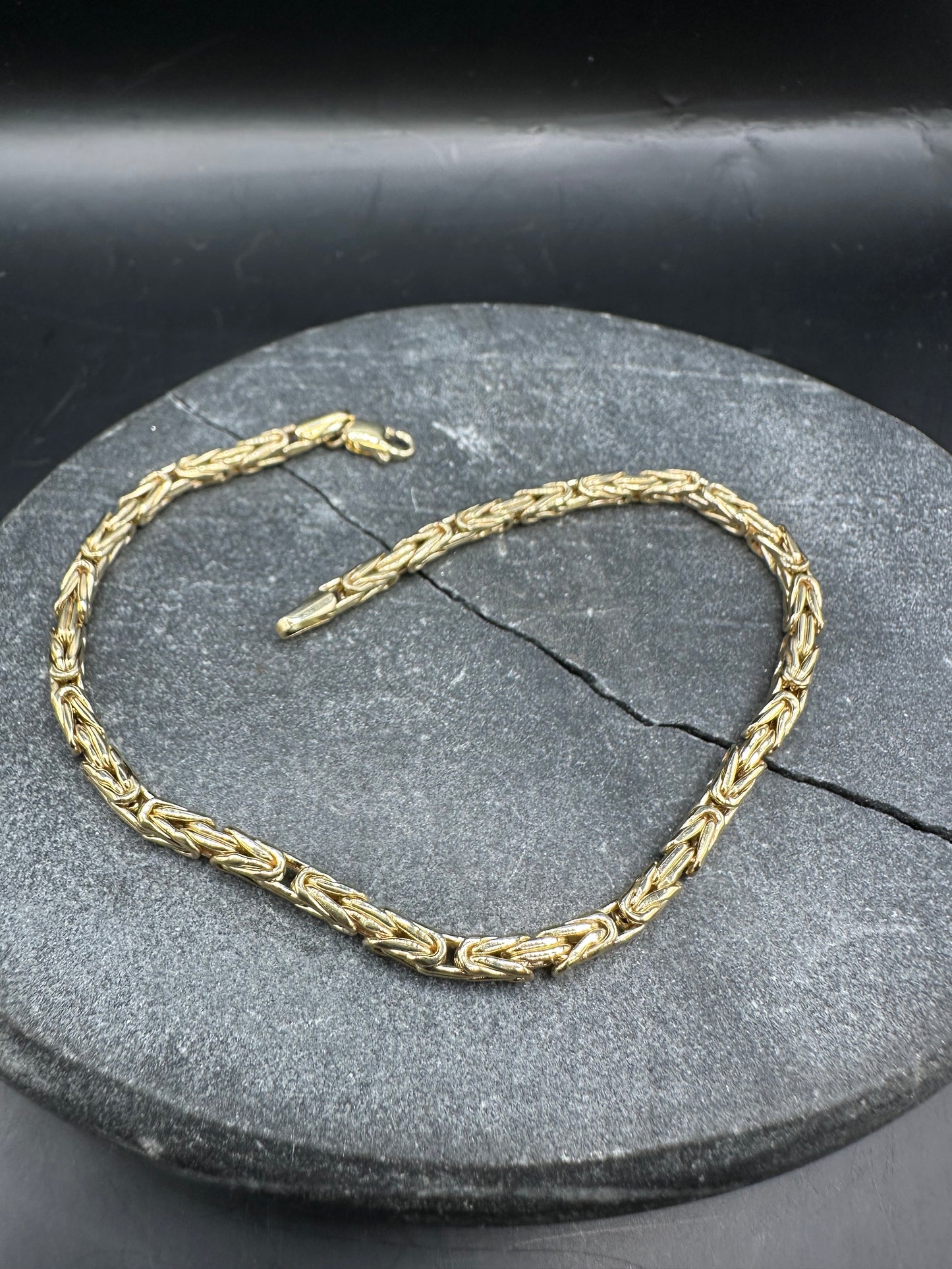 14K Gouden Koningsarmband – 21 cm