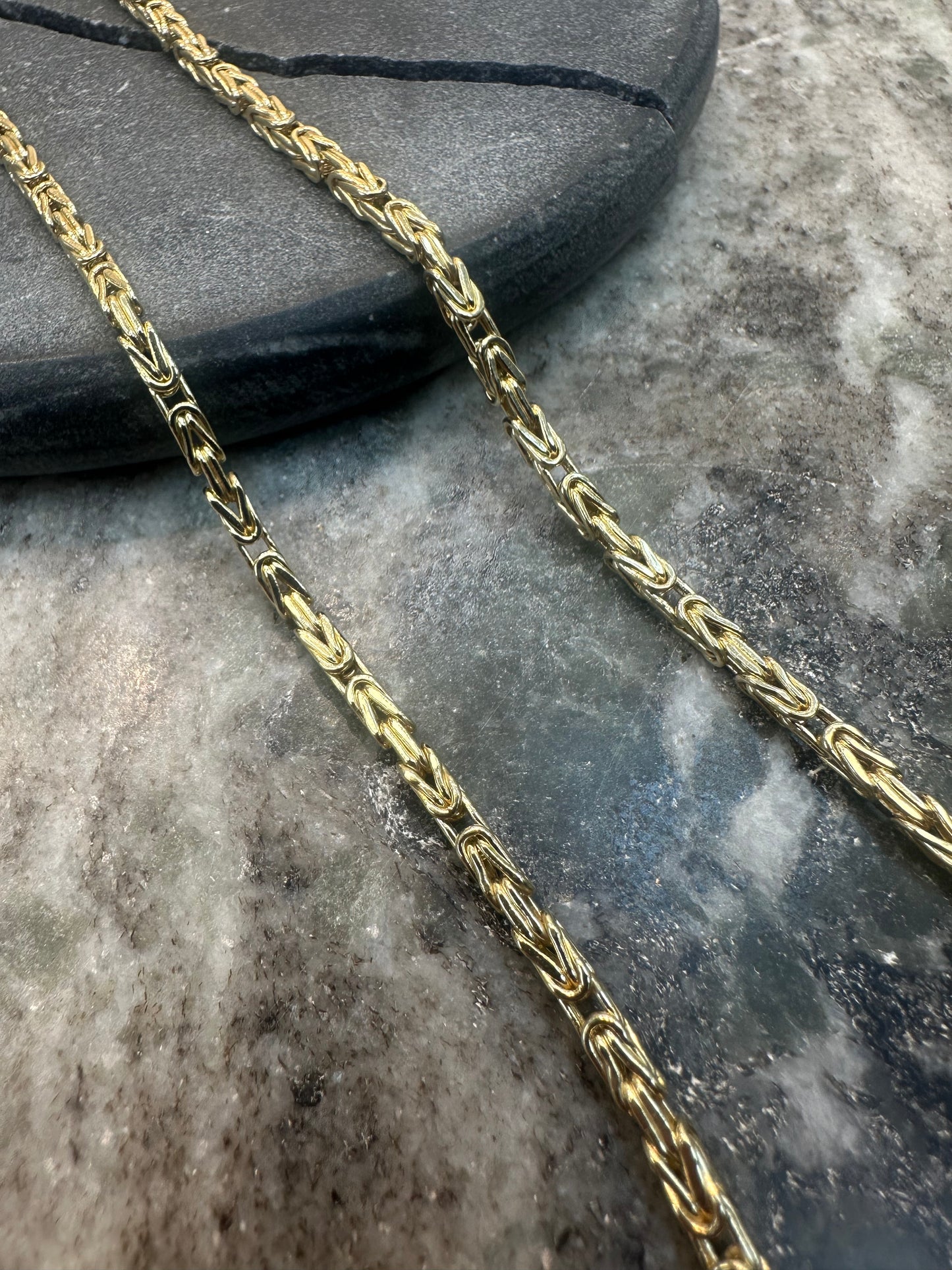 Prachtige 14K Gouden Klassieke Koningsketting | 3 mm | Tijdloos & Elegant