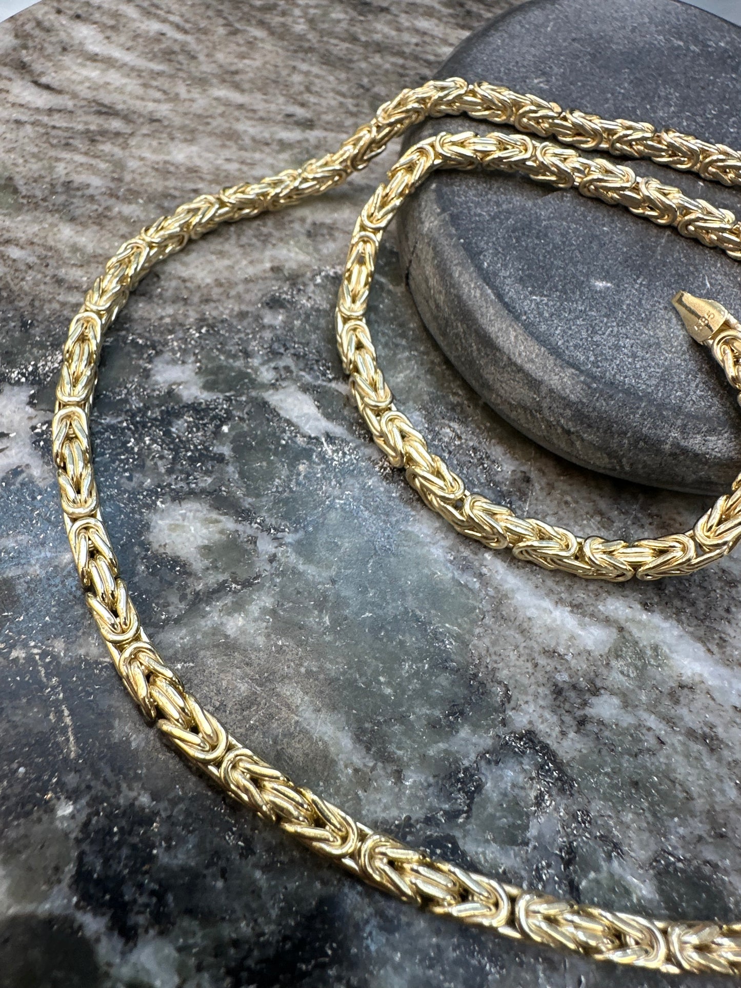 Prachtige 14K Gouden Koningsketting – 60 cm | 4,5 mm | Luxe & Krachtig
