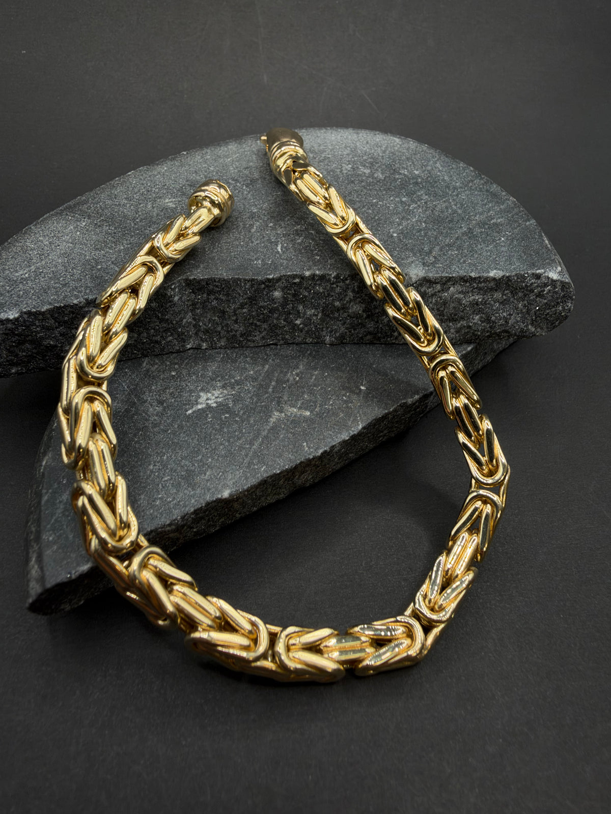 14K Gouden Koningsarmband met Draaislot – 5,2 mm – 22 cm