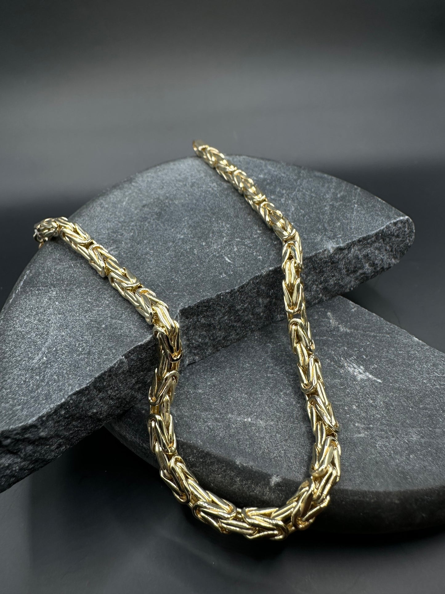 14K Gouden Klassieke Koningsarmband – 21 cm