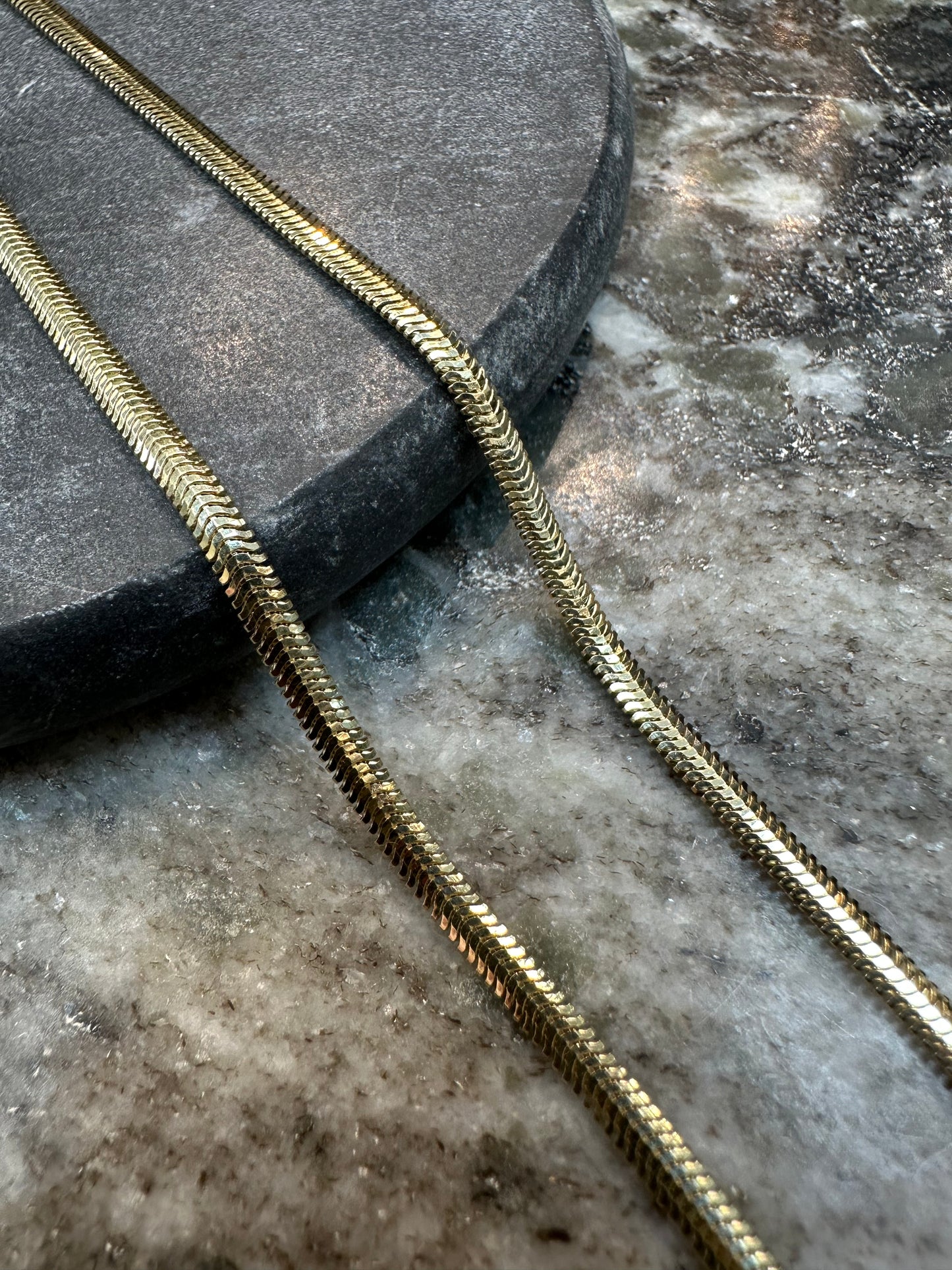 14K Gouden Snake Collier