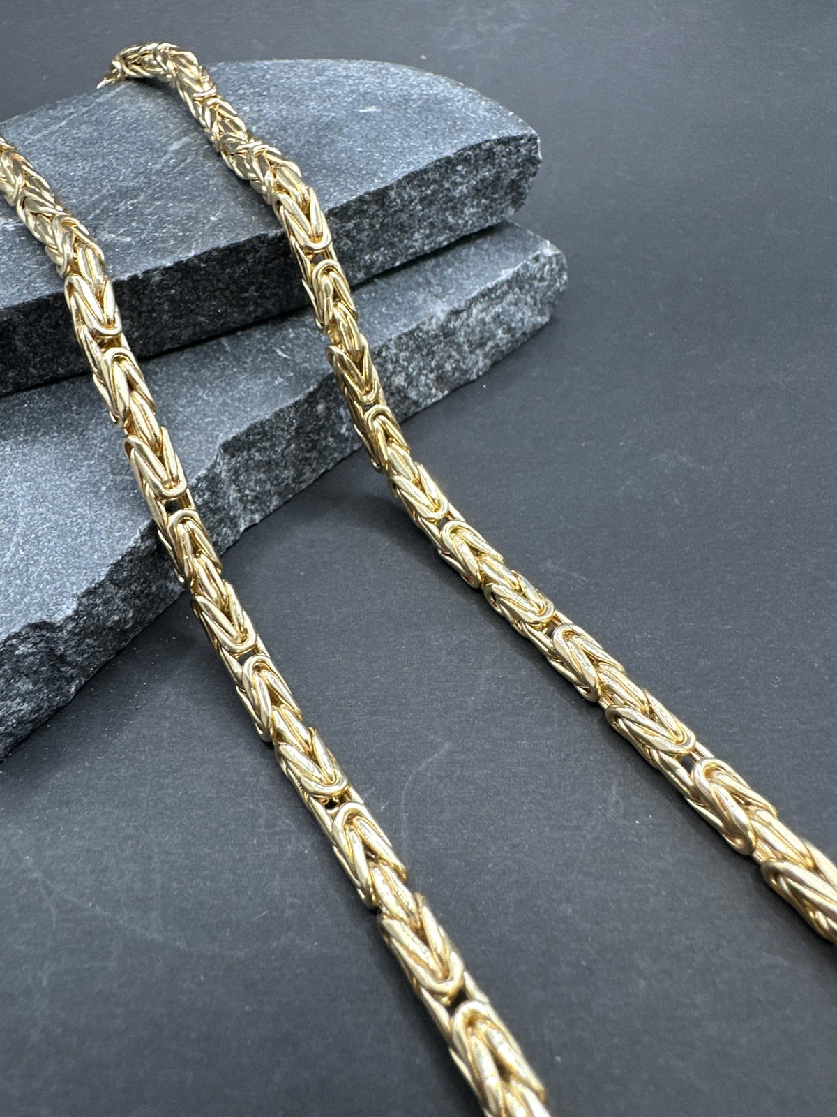 14K Gouden Klassieke Koningsketting – 4 mm – 60 cm