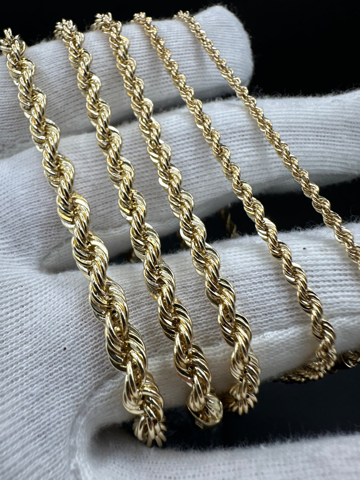 14K Gouden Rope Armbanden – Diverse Maten