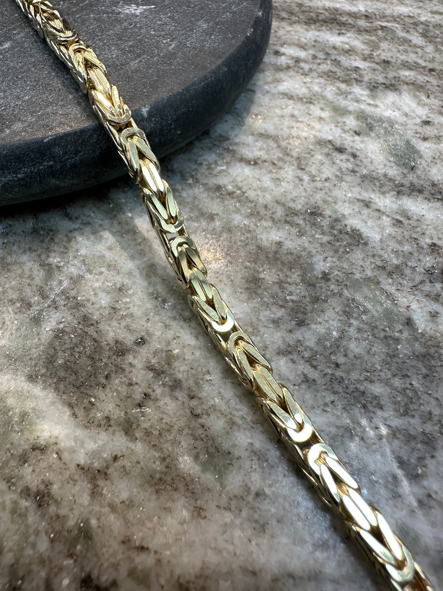 Prachtige 14K Gouden Koningsarmband – 21 cm | 4 mm | Tijdloos & Luxe