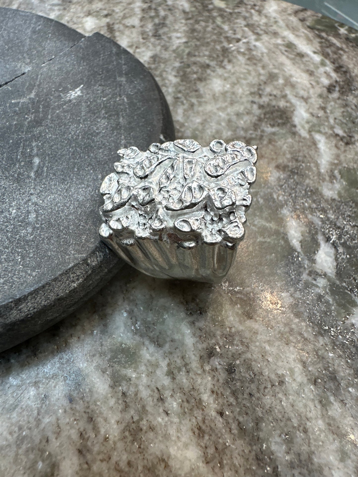 Prachtige 925 Zilveren XL Piet Piet Ring – Maat 21 | Stoer & Opvallend