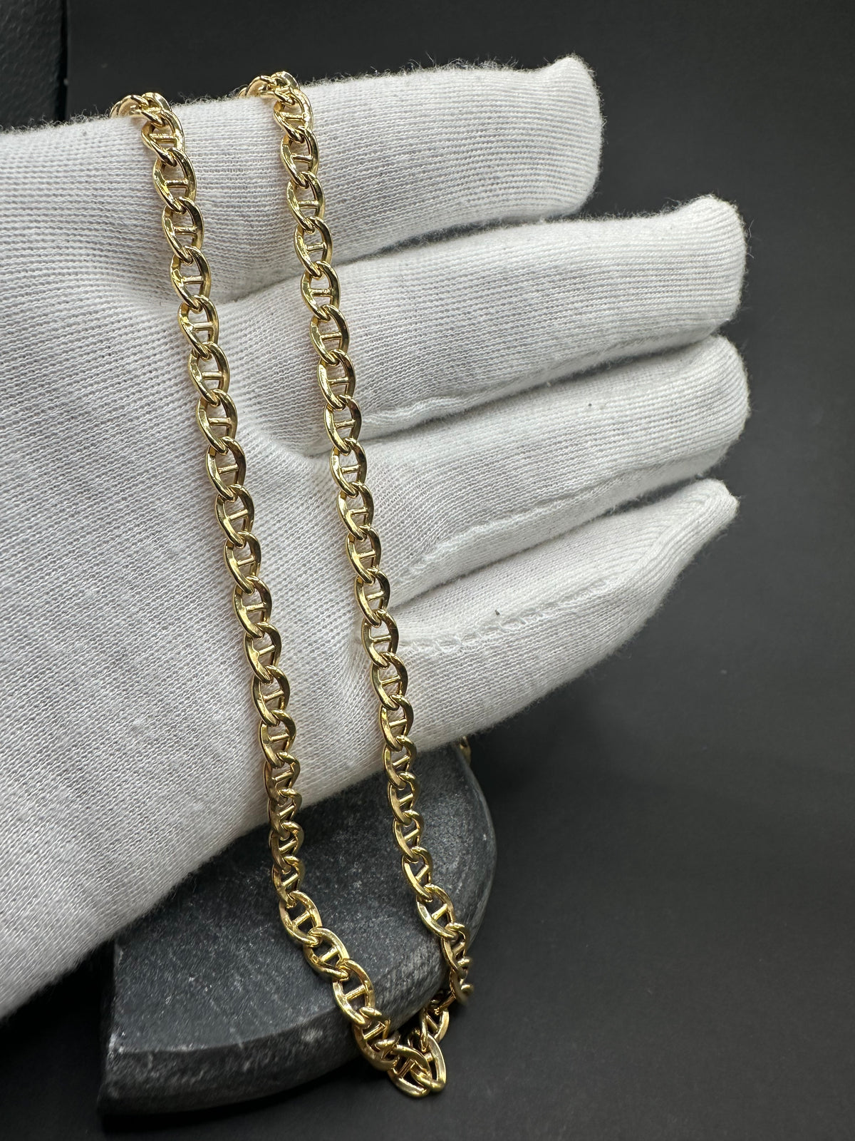 14K Gouden Schakelketting – 55 cm | 5,1 mm