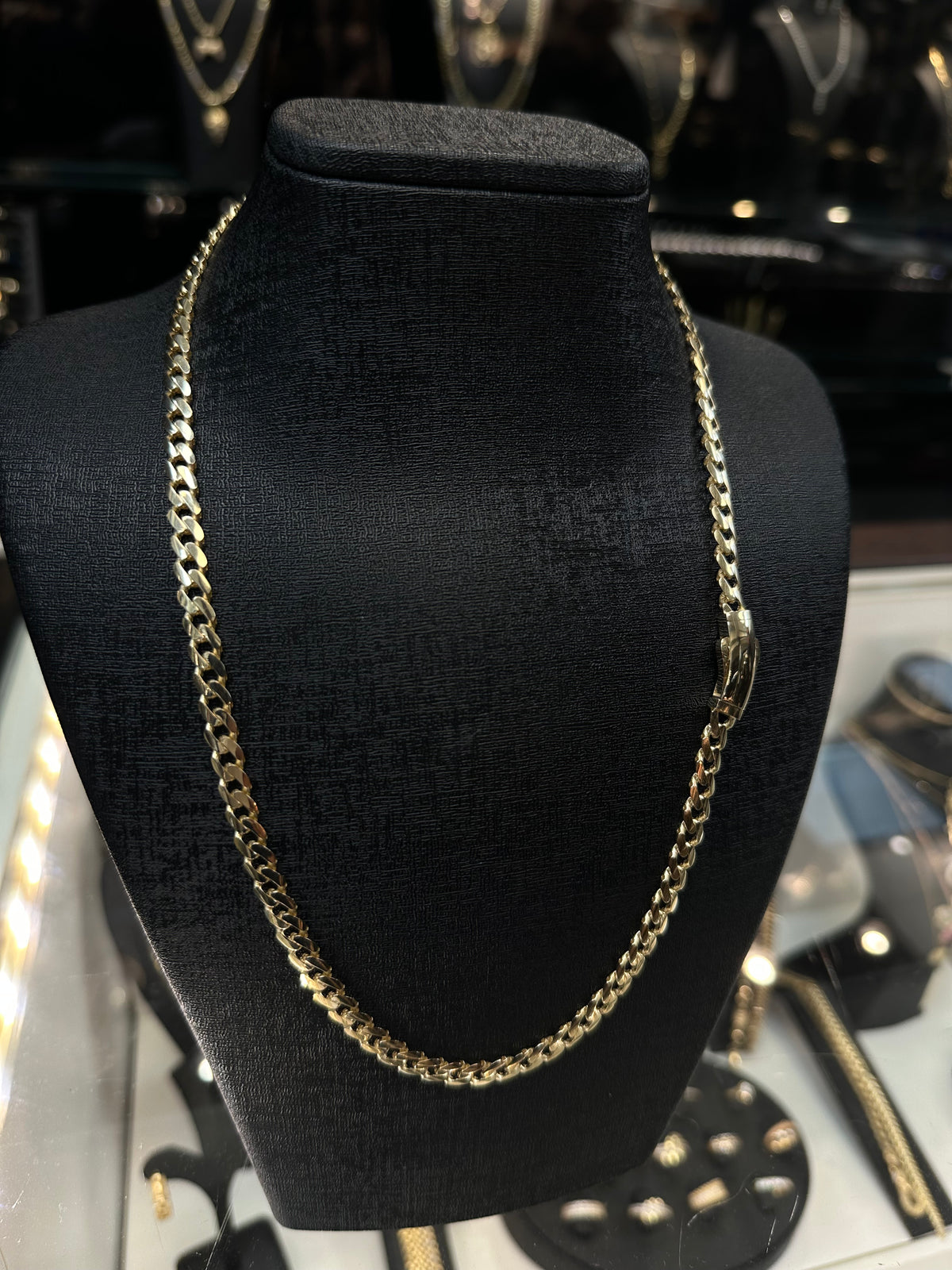 14K Gouden Monaco Ketting – 54 cm | 6 mm