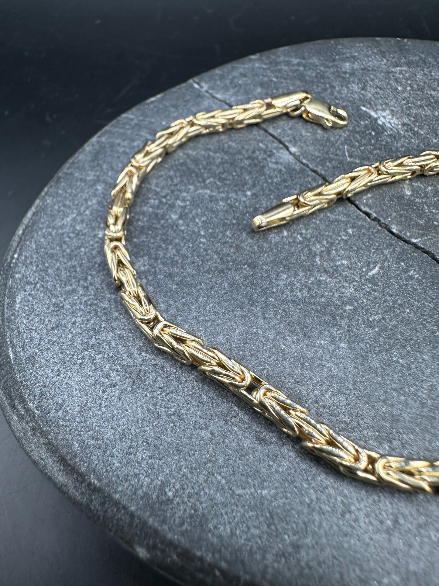 14K Gouden Koningsarmband – 21 cm