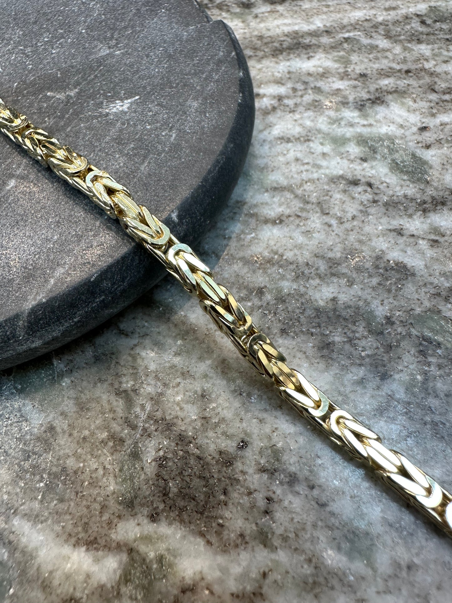 Prachtige 14K Gouden Koningsarmband – 21 cm | 4 mm | Tijdloos & Luxe