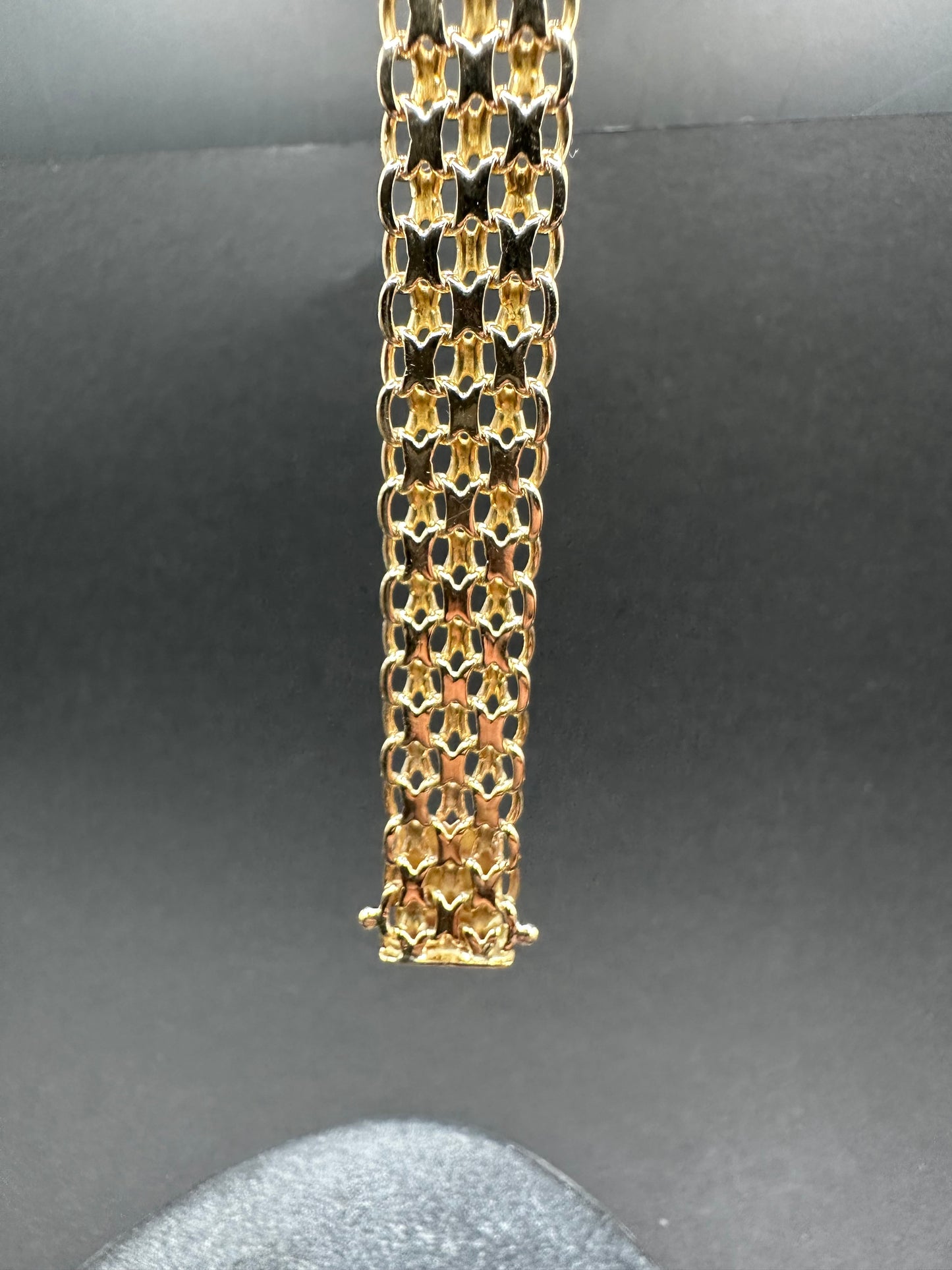14K Gouden Bismarck Armband – 21 cm