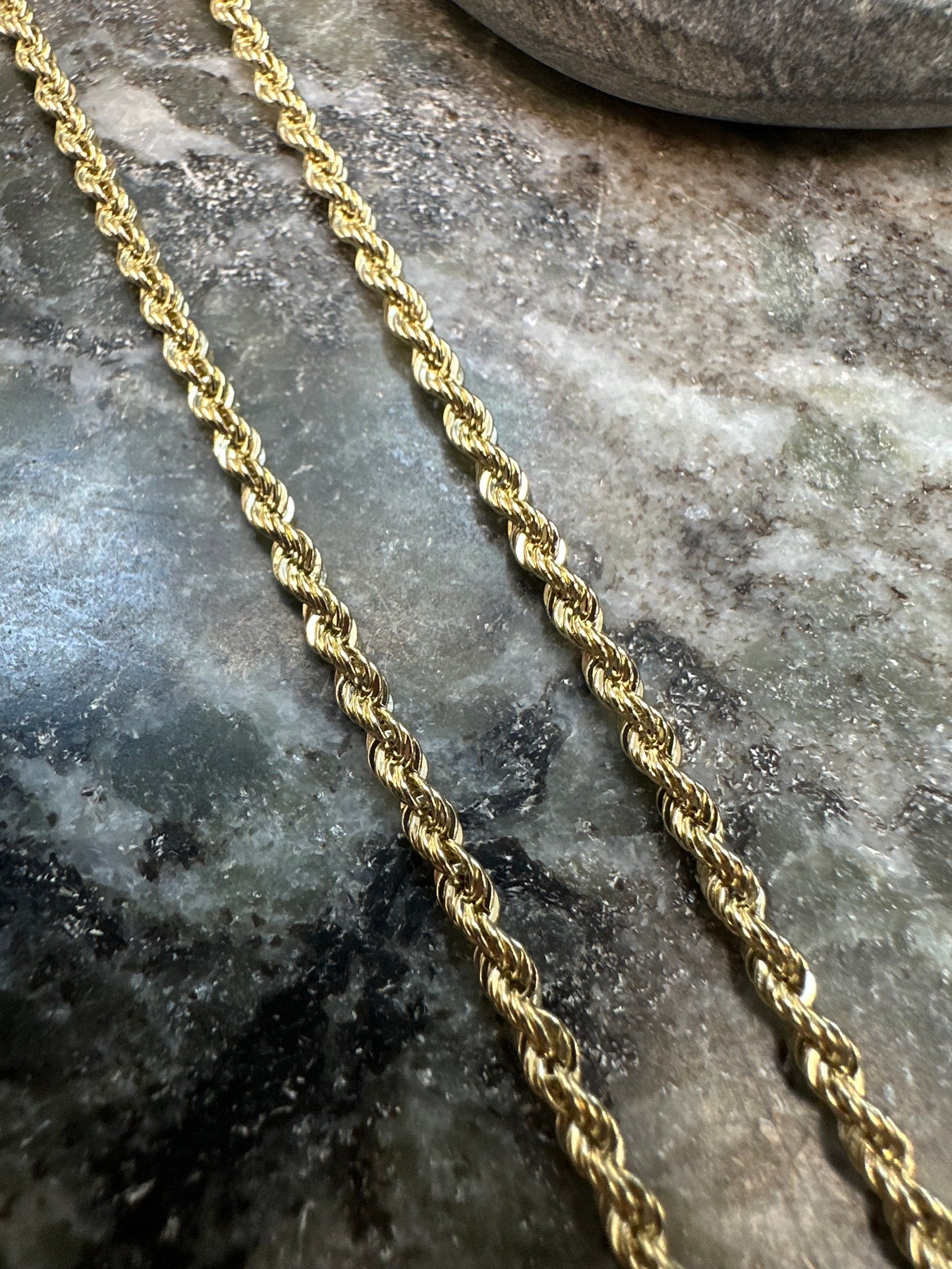 Prachtige 14K Gouden Rope Chain – 65 cm | 2,6 mm | Tijdloos & Luxe