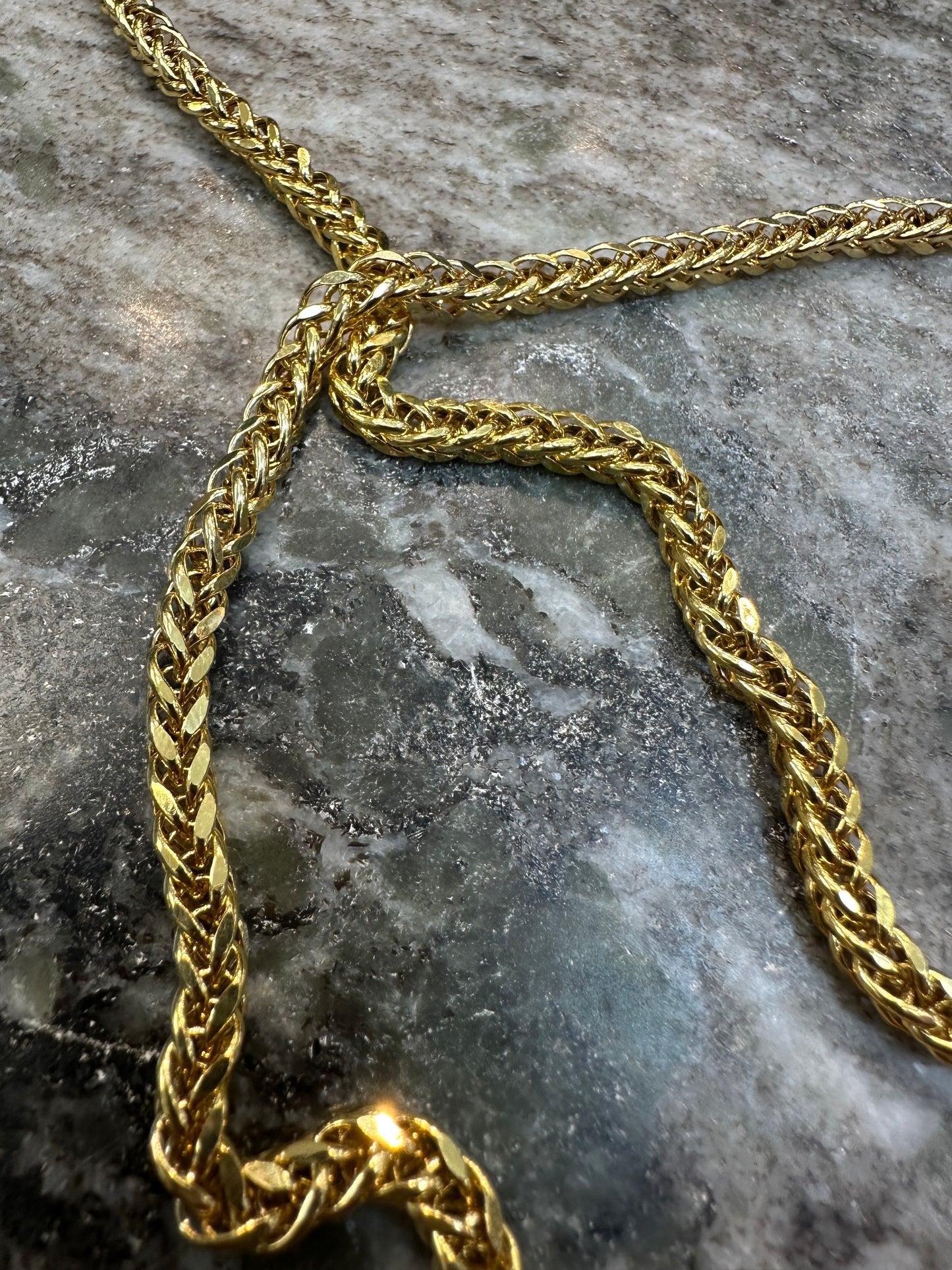 21K Gouden Vossenstaart Ketting – 60 cm – Dubai Collectie