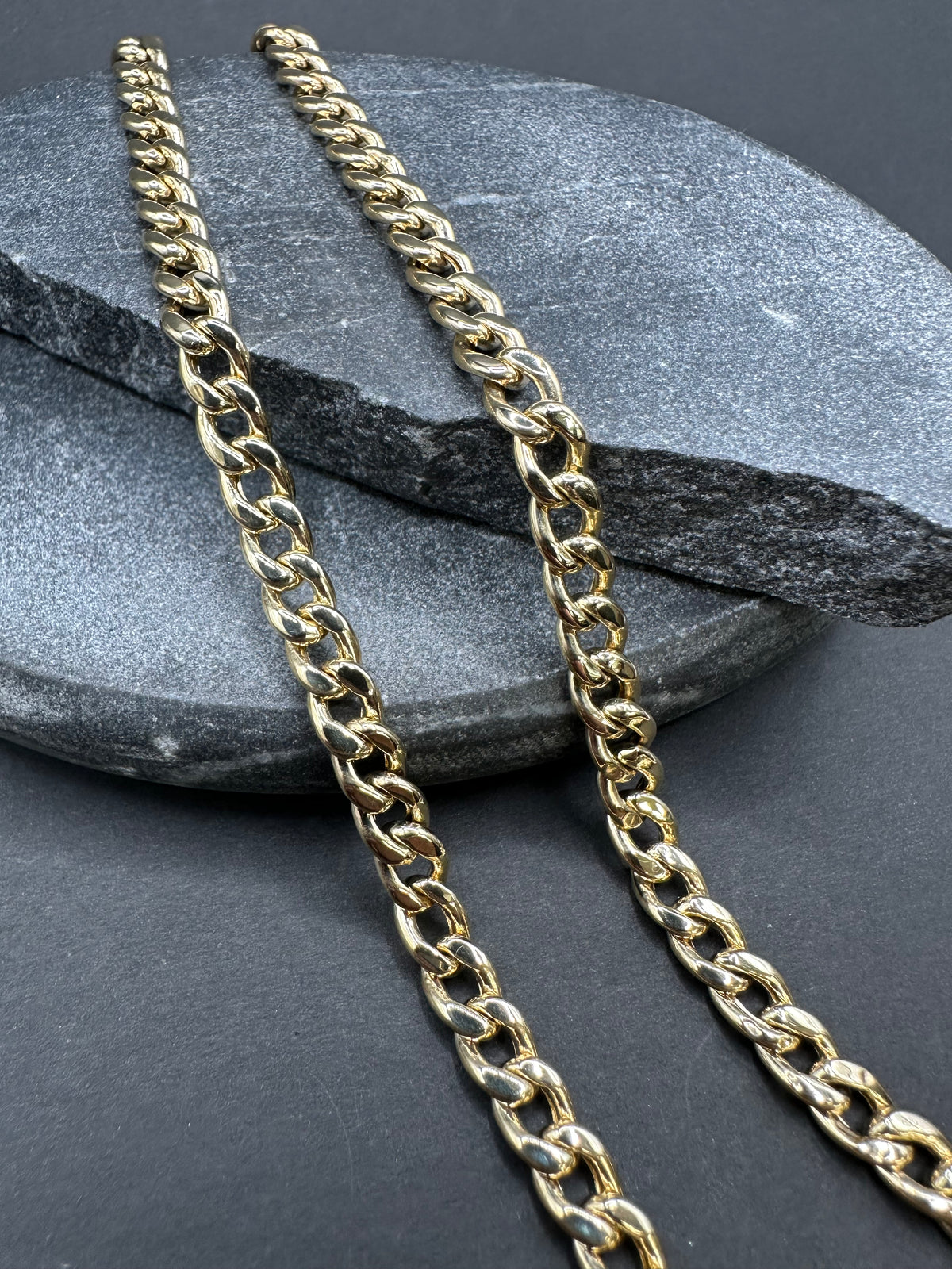 14K Gouden Gourmet Ketting – 5,5 mm – 68 cm