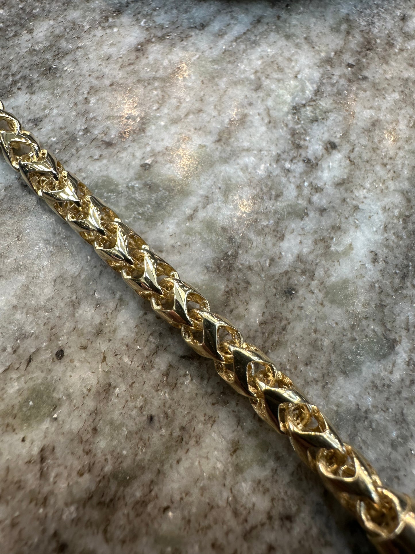 14K Gouden Unieke Armband met Luxe Slot – 20 cm | 6,2 mm