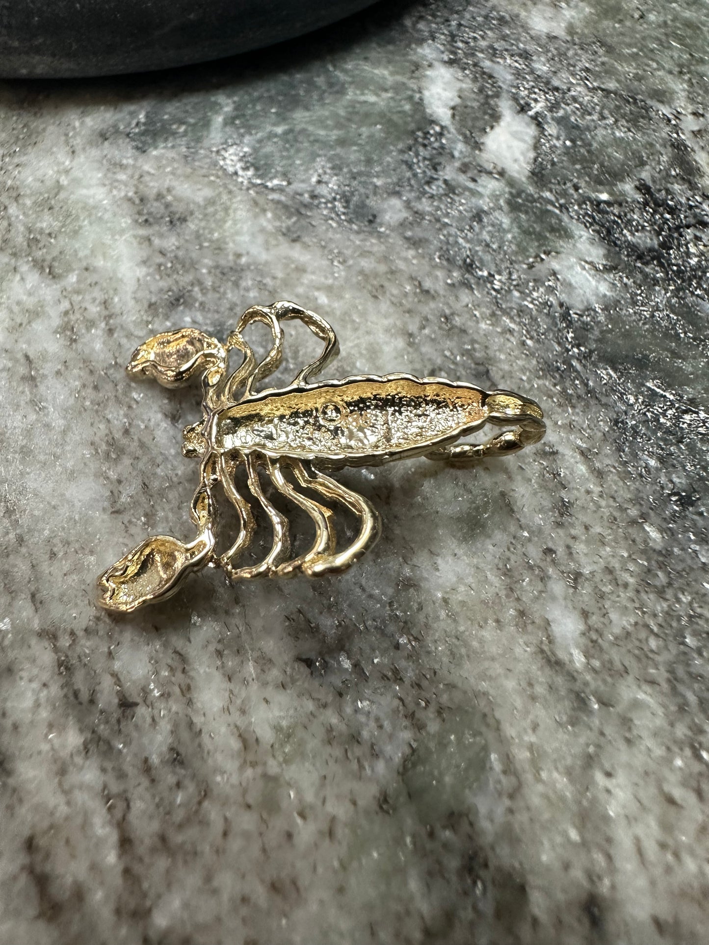 14K Gouden Schorpioen Hanger – 28 mm