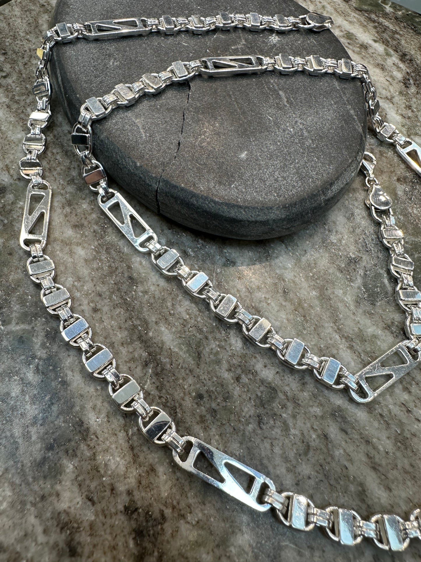 Prachtige 925 Zilveren Massieve Kingsly Ketting – 70 cm | 6 mm | Stoer & Luxe