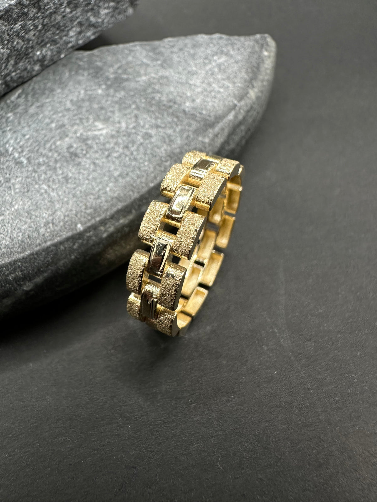 14K Gouden Rollie Schakelring