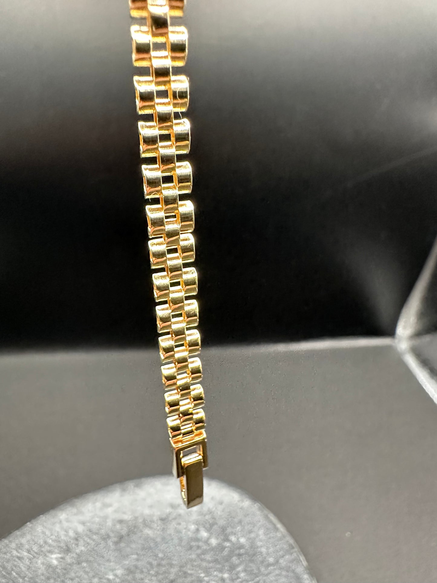 14K Gouden President Armband – 19,5 cm – 5,1 mm