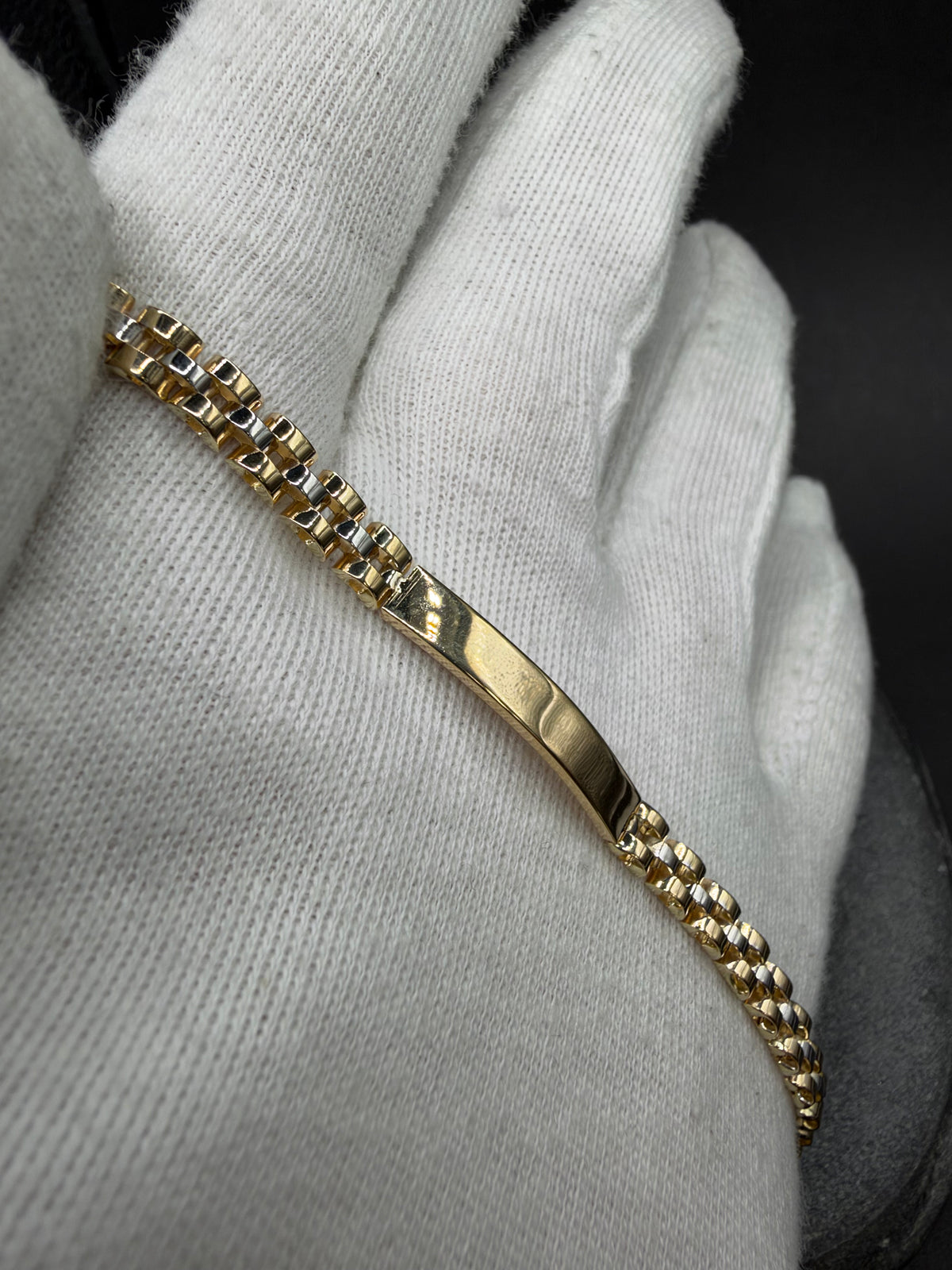 14K Gouden Kinder Presidentarmband – 14 cm – 4,4 mm