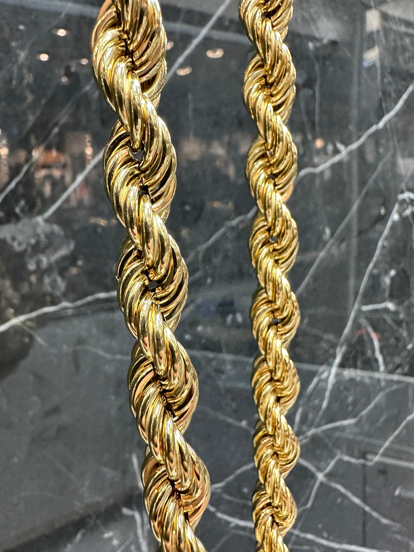 18K Gouden Rope Collier – 52 cm