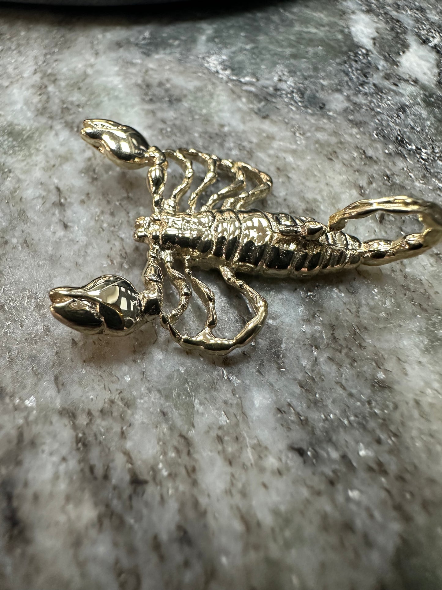 14K Gouden Schorpioen Hanger – 28 mm