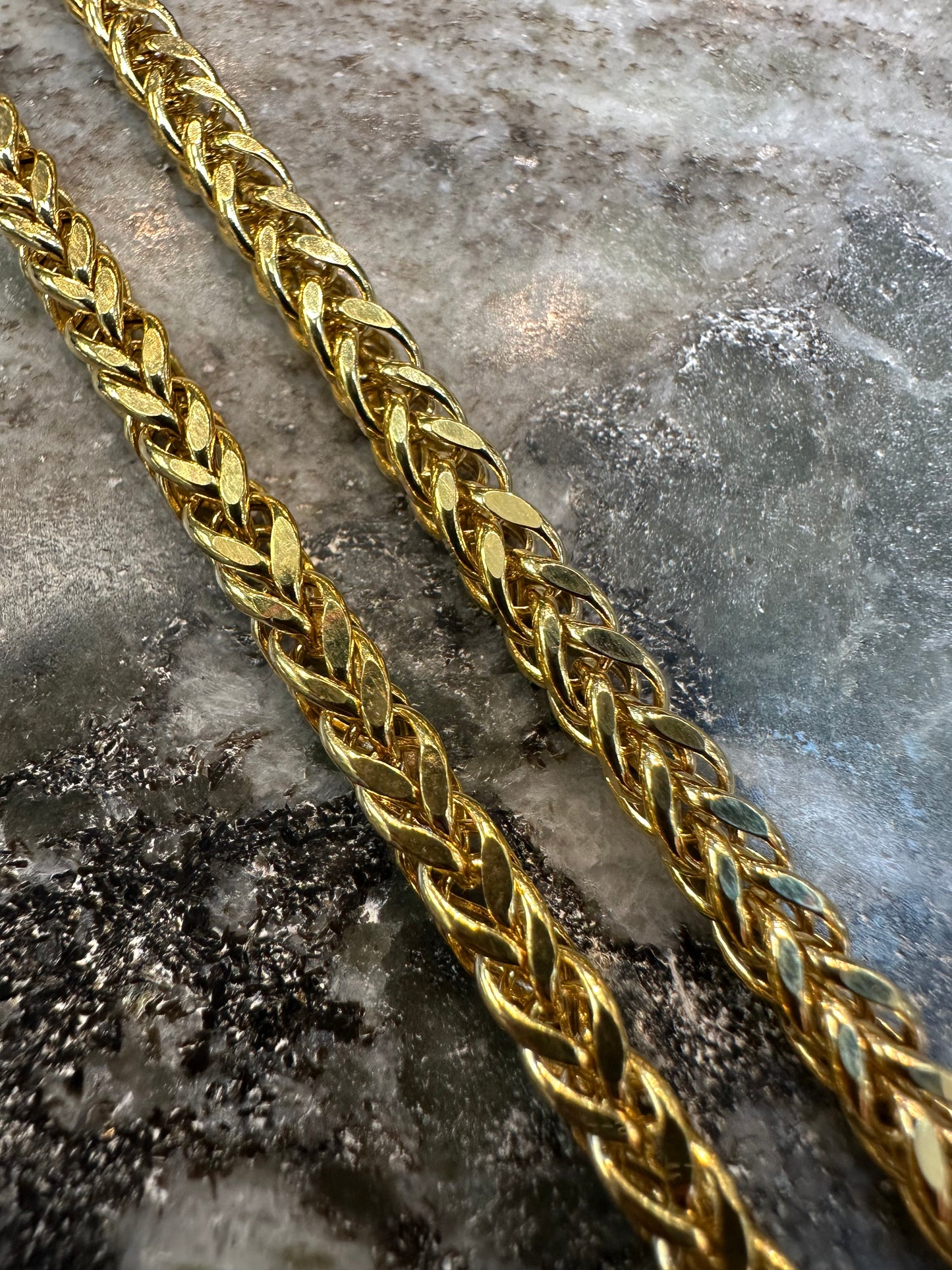 21K Gouden Vossenstaart Ketting – 60 cm – Dubai Collectie