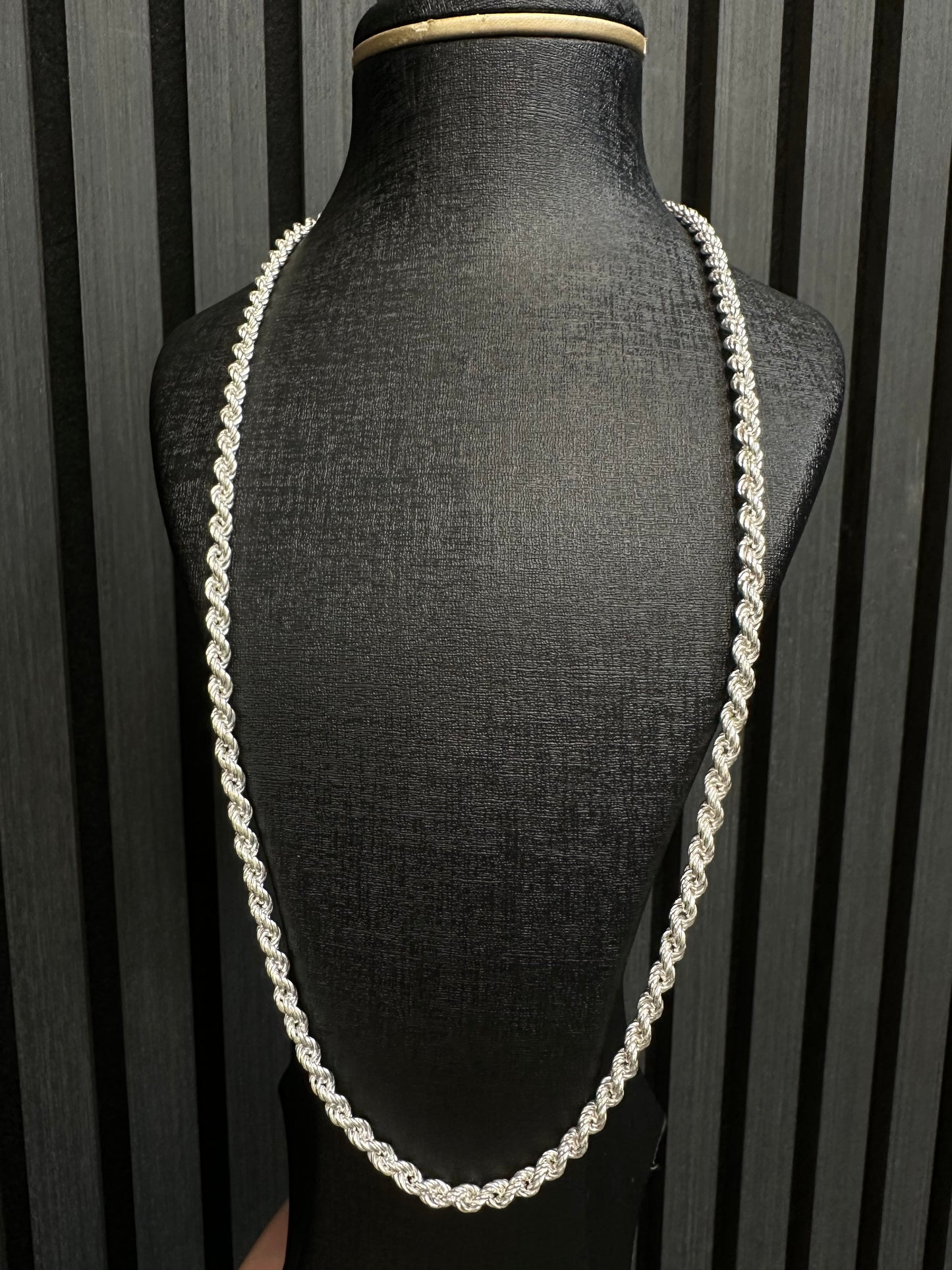 925 Zilveren Rope Chain – 64 cm
