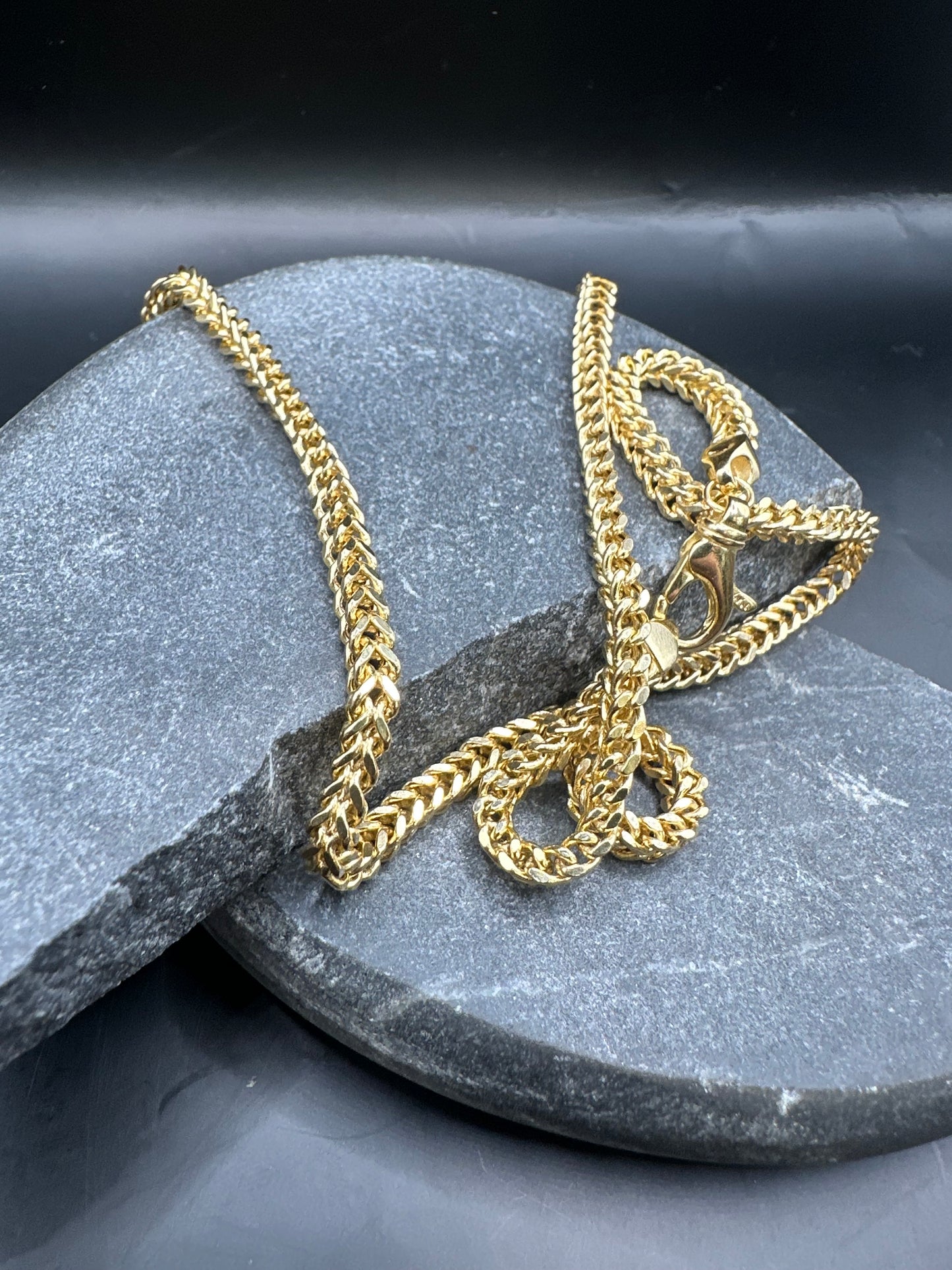 14K Gouden Franco Ketting – 3,3 mm – 70 cm