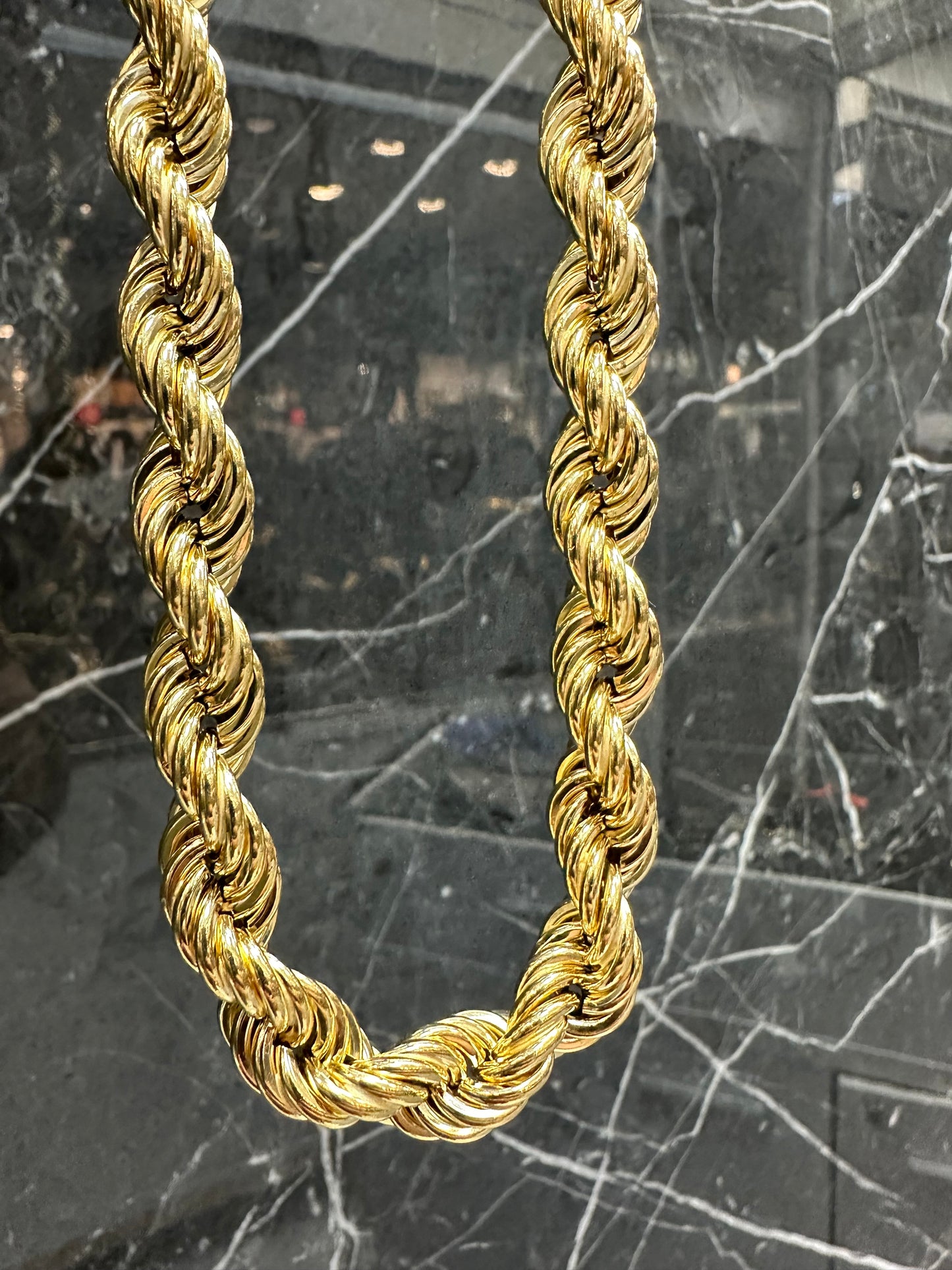 18K Gouden Rope Collier – 52 cm