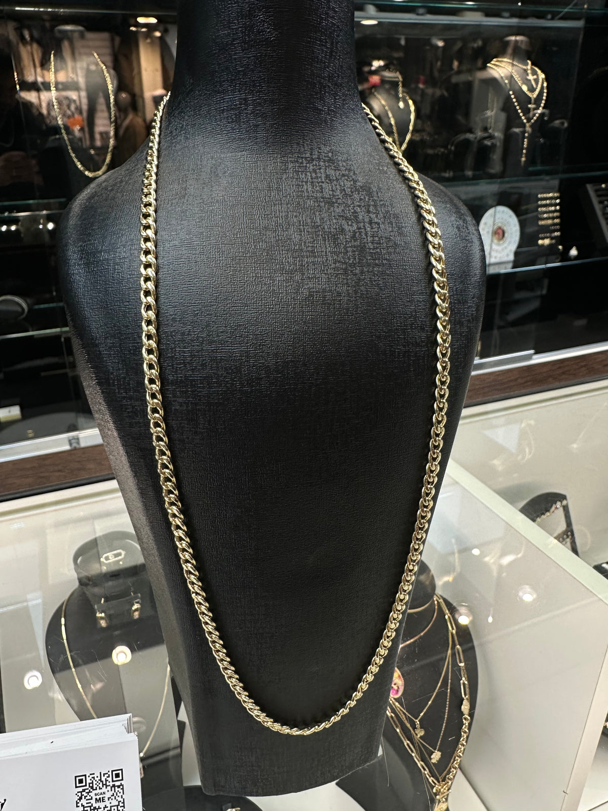 14K Gouden Gourmet Ketting – 5,5 mm – 68 cm