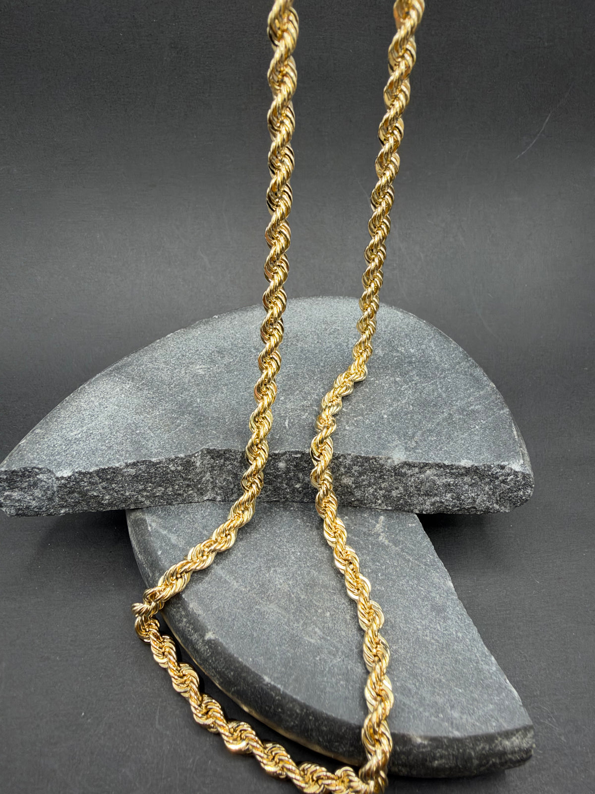 14K Gouden Rope Chain – 4 mm – Nederlands Goud