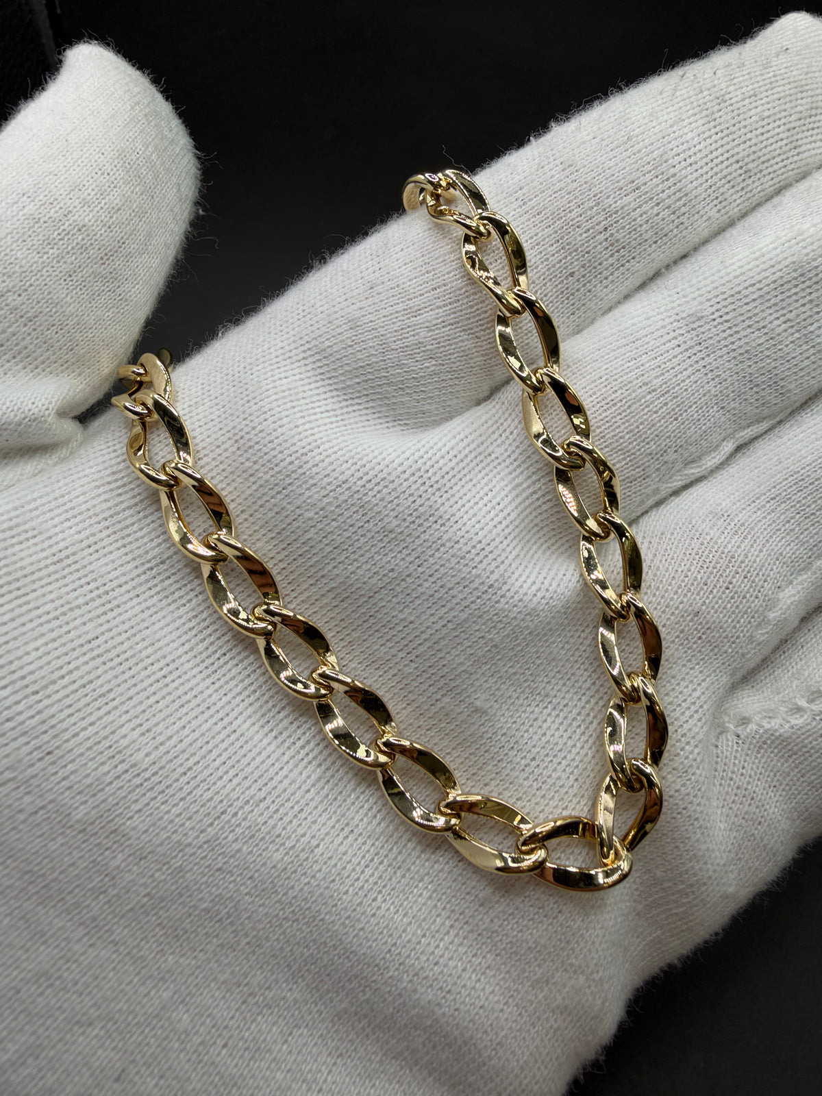 14K Gouden Armband – 19 cm – 6,4 mm