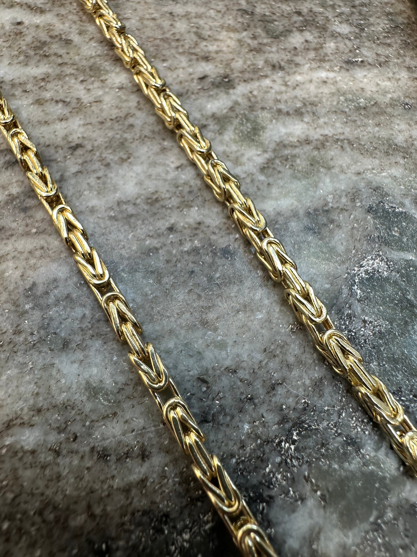Prachtige 14K Gouden Klassieke Koningsketting | 3 mm | Tijdloos & Elegant