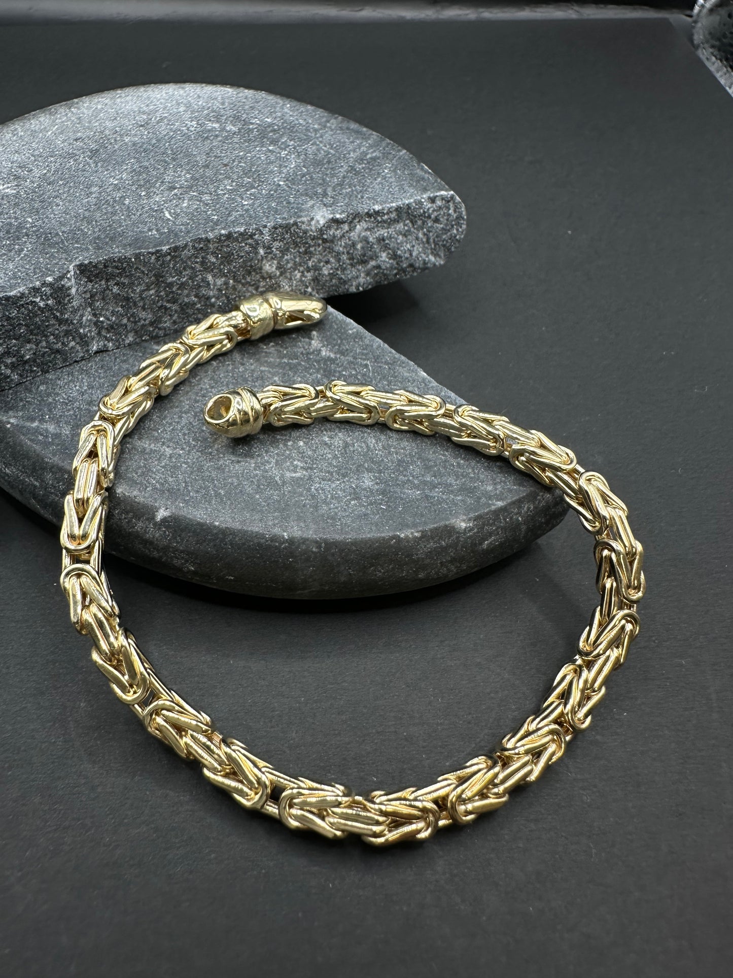 14K Gouden Klassieke Koningsarmband – 4,1 mm – 21 cm