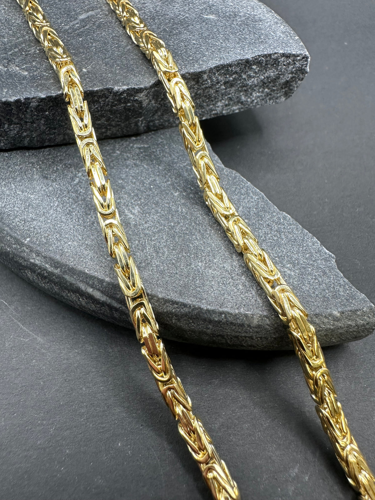 14K Gouden Massieve Koningsketting – 70 cm | 3,1 mm | Made in Italy