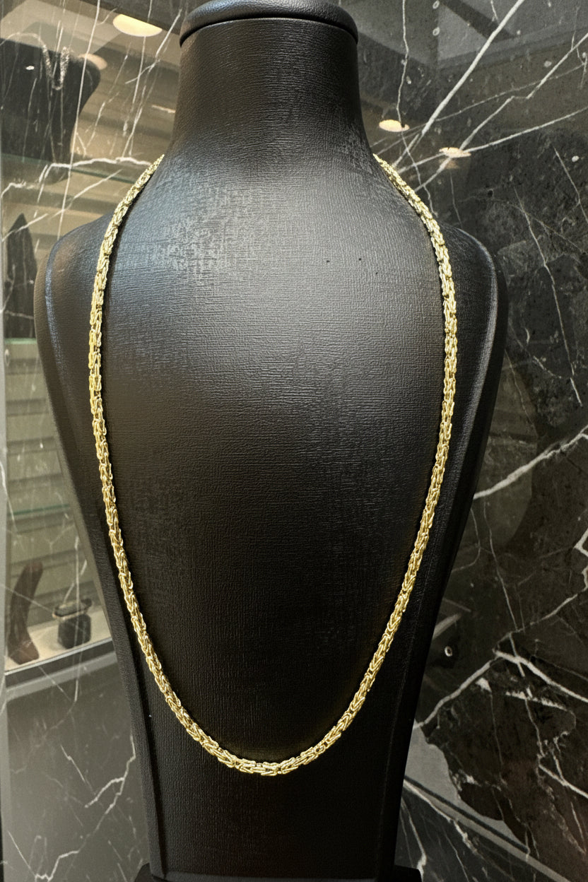 Prachtige 14K Gouden Klassieke Koningsketting | 3 mm | Tijdloos & Elegant