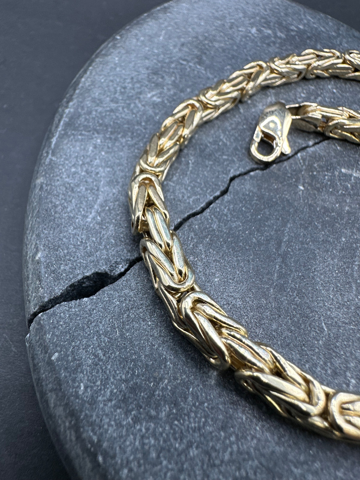 14K Gouden Koningsarmband – 4,5 mm – 22 cm