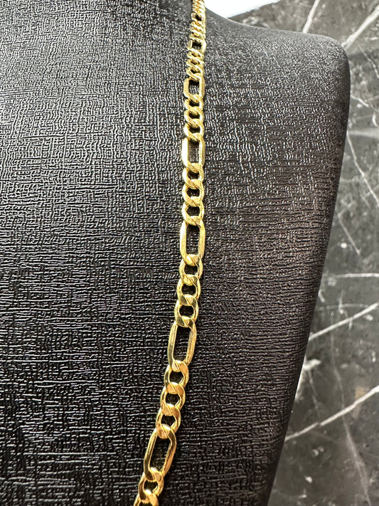 14K Gouden Figaro Ketting – Klassiek met Karakter