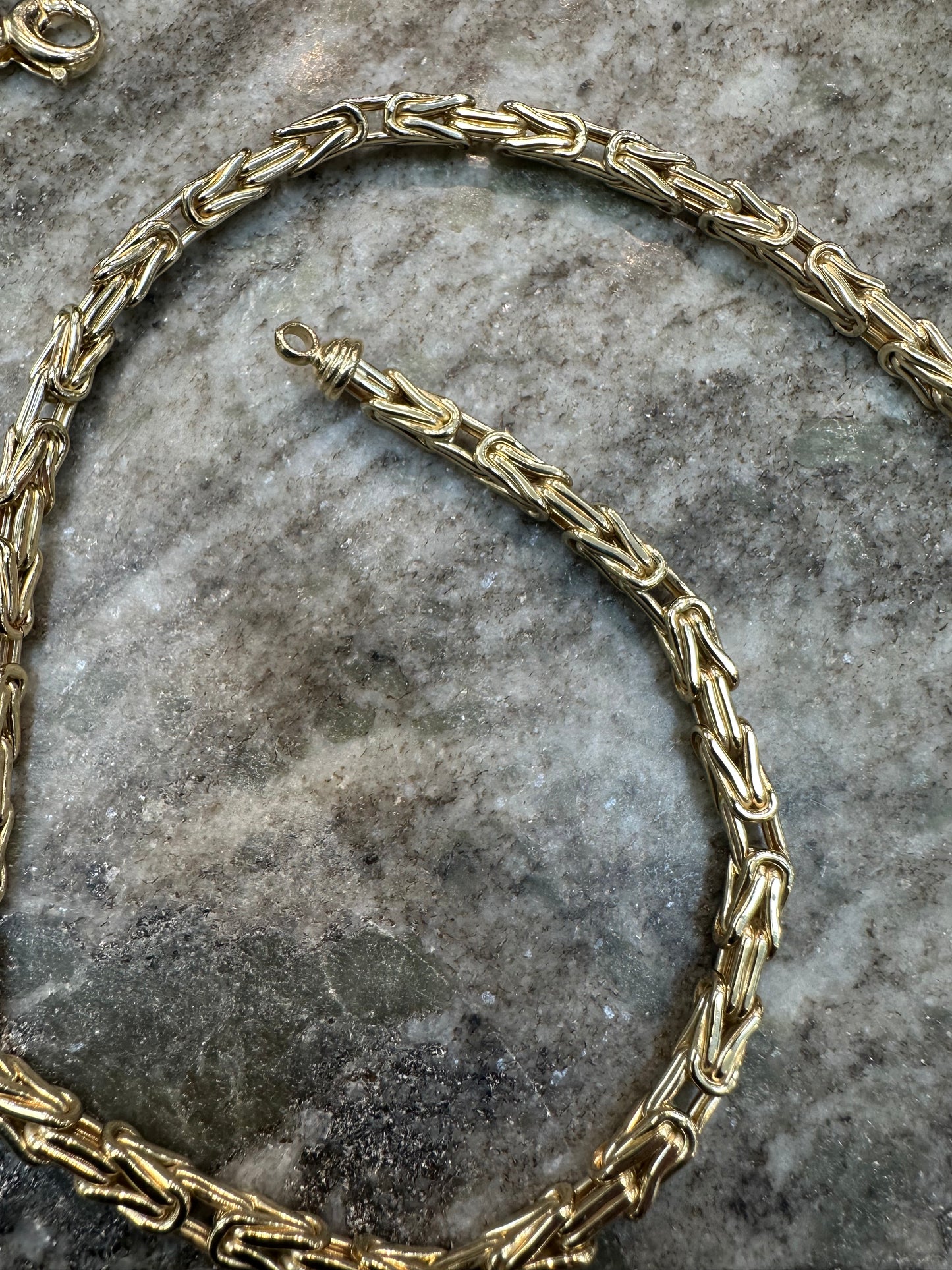14K Gouden Koningsketting – 70 cm