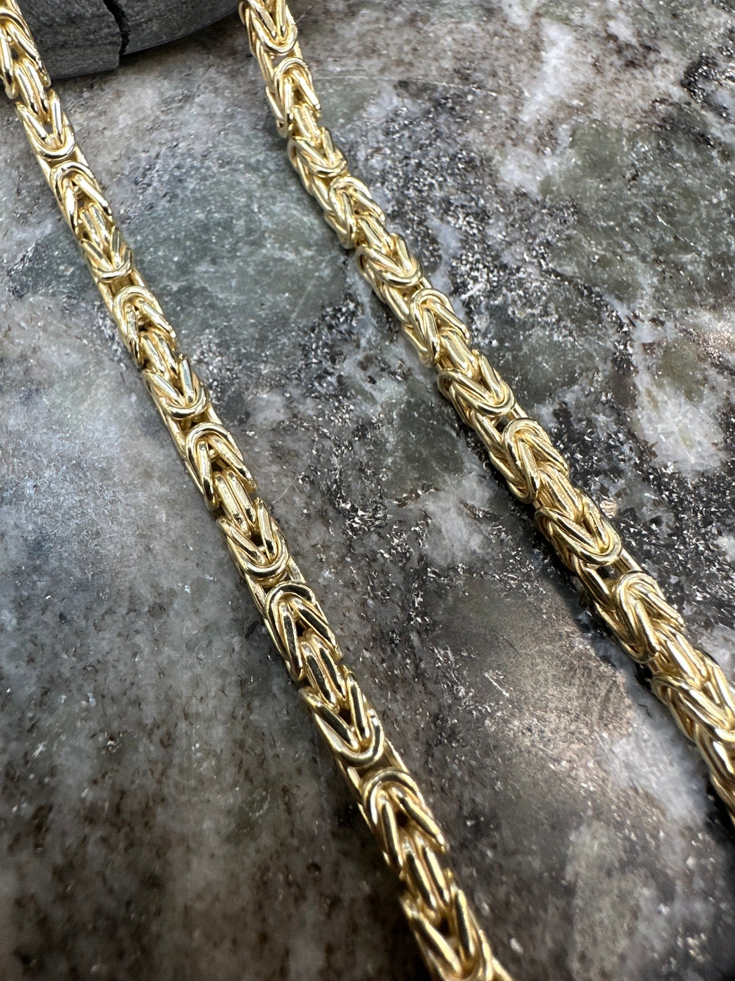 Prachtige 14K Gouden Koningsketting – 55 cm | 4 mm | Luxe & Krachtig