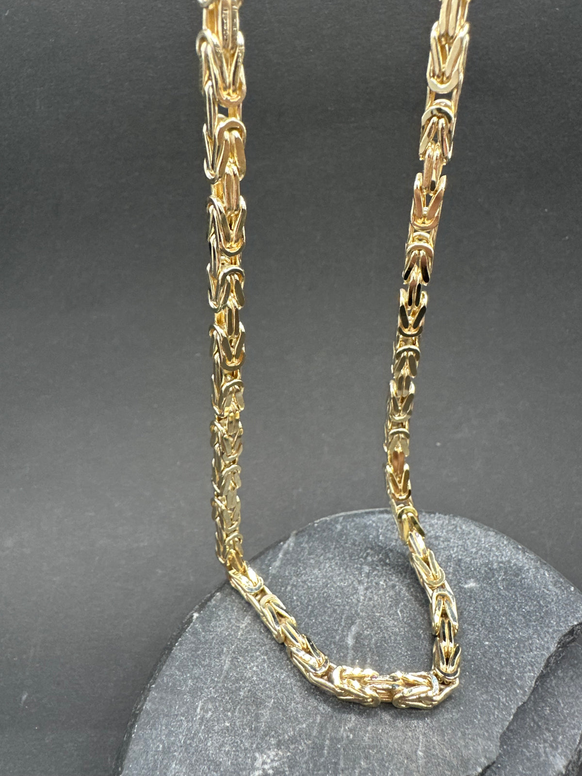 14K Gouden Byzantijnse Koningsketting – 4 mm