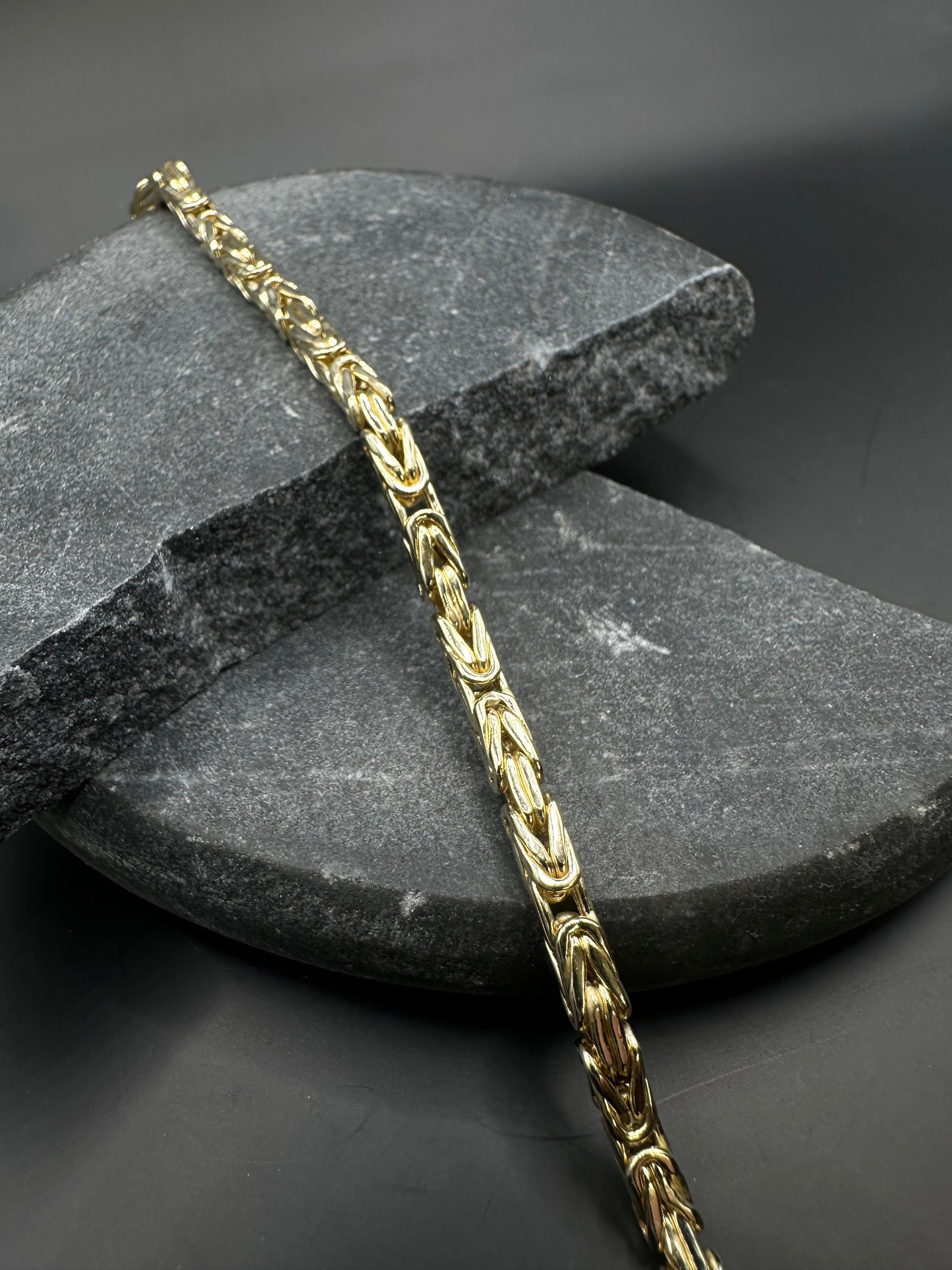 14K Gouden Klassieke Koningsarmband – 21 cm