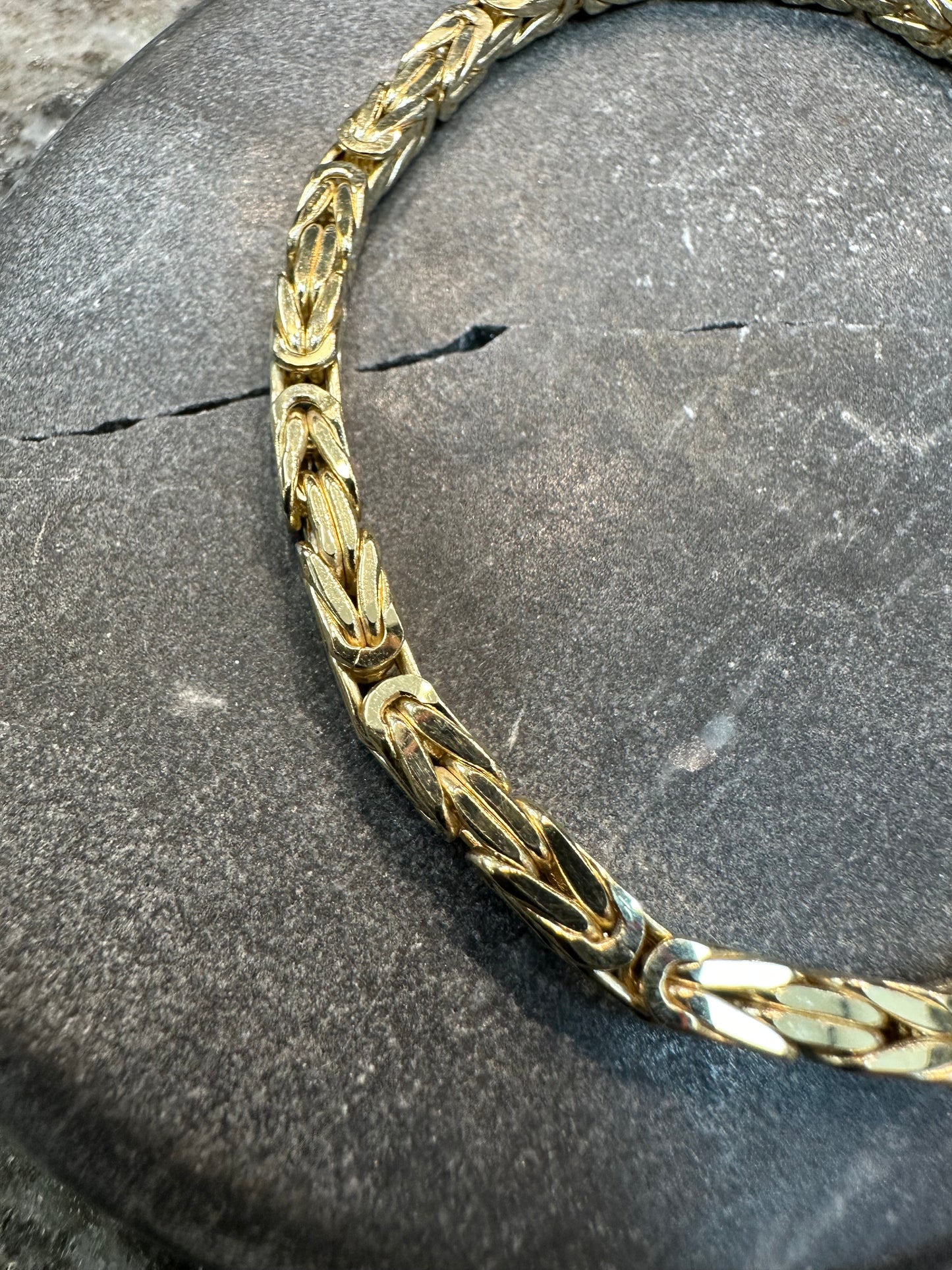 Prachtige 14K Gouden Koningsarmband – 21 cm | 4 mm | Tijdloos & Luxe