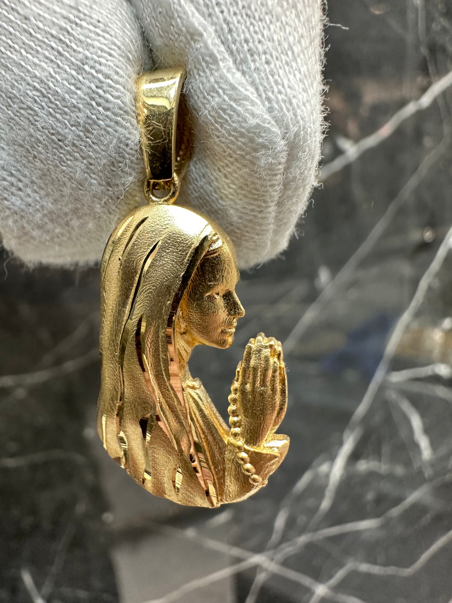 18K Gouden Maria Hanger