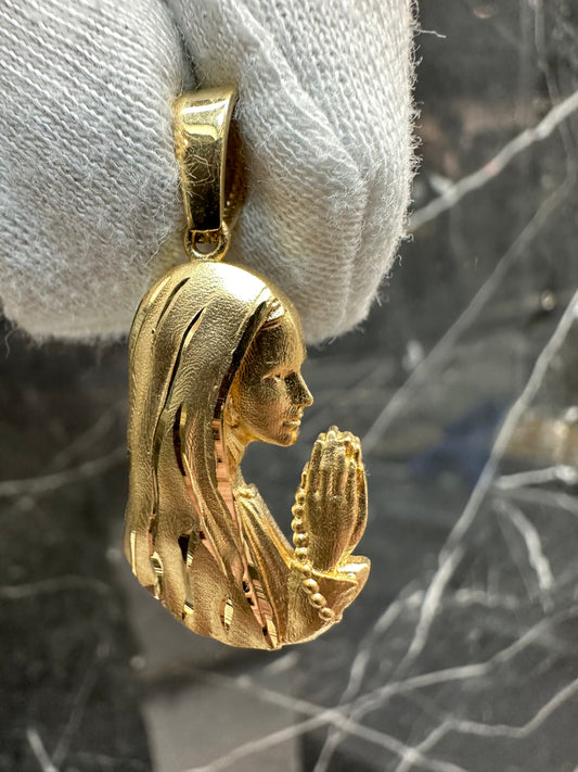18K Gouden Maria Hanger
