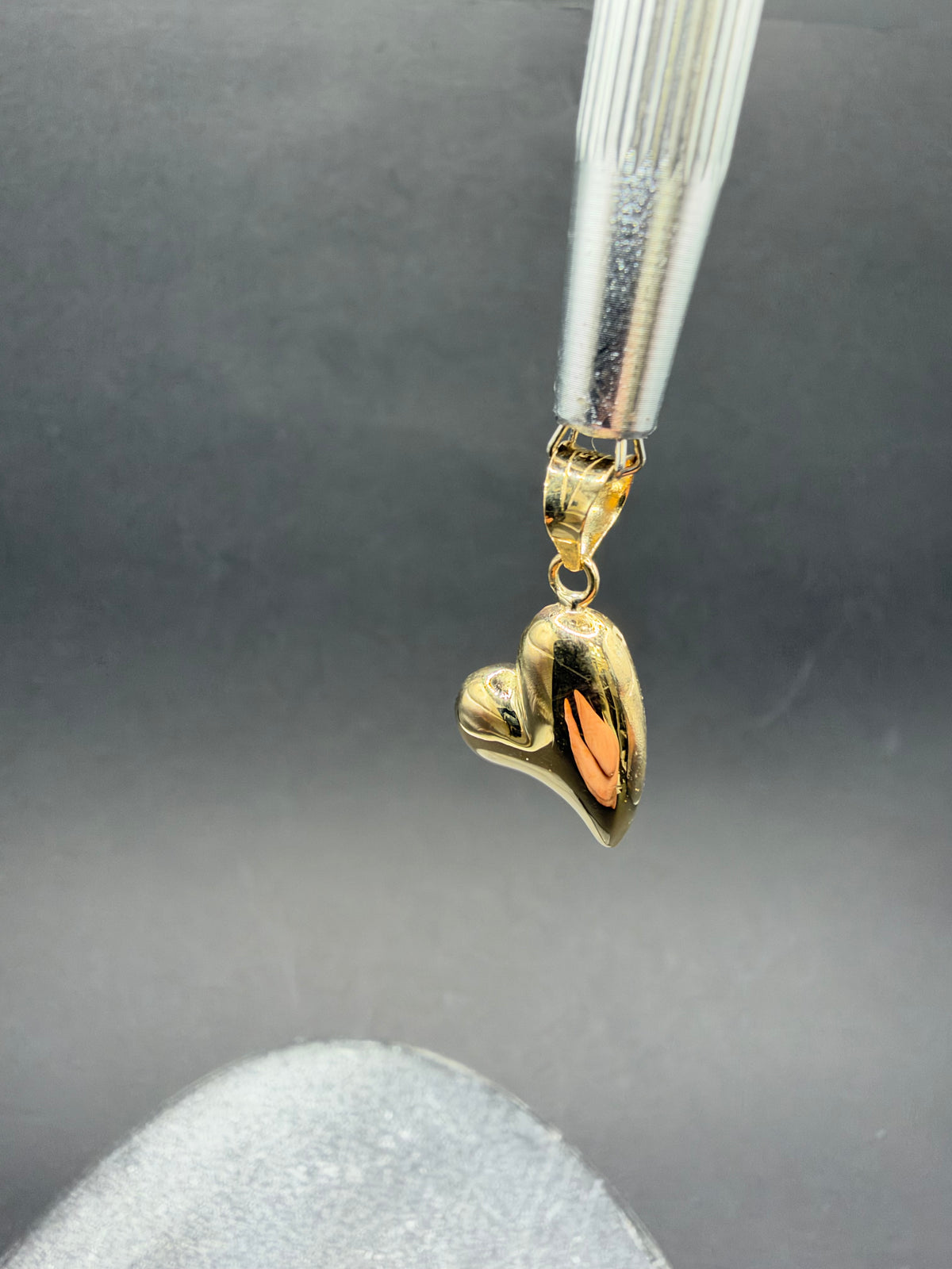 14K Gouden Hart Hanger – 12 × 22 mm